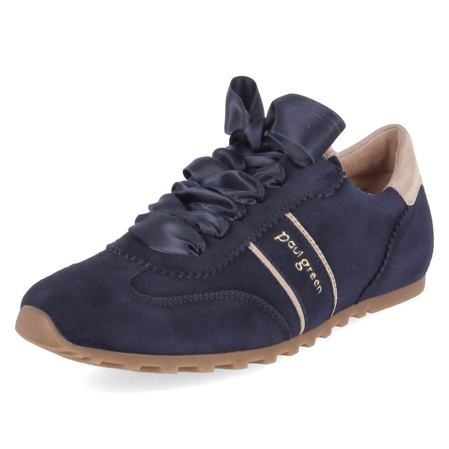 Paul Green Paul Green 5508-072 Damen Rauleder blue Schnürschuh