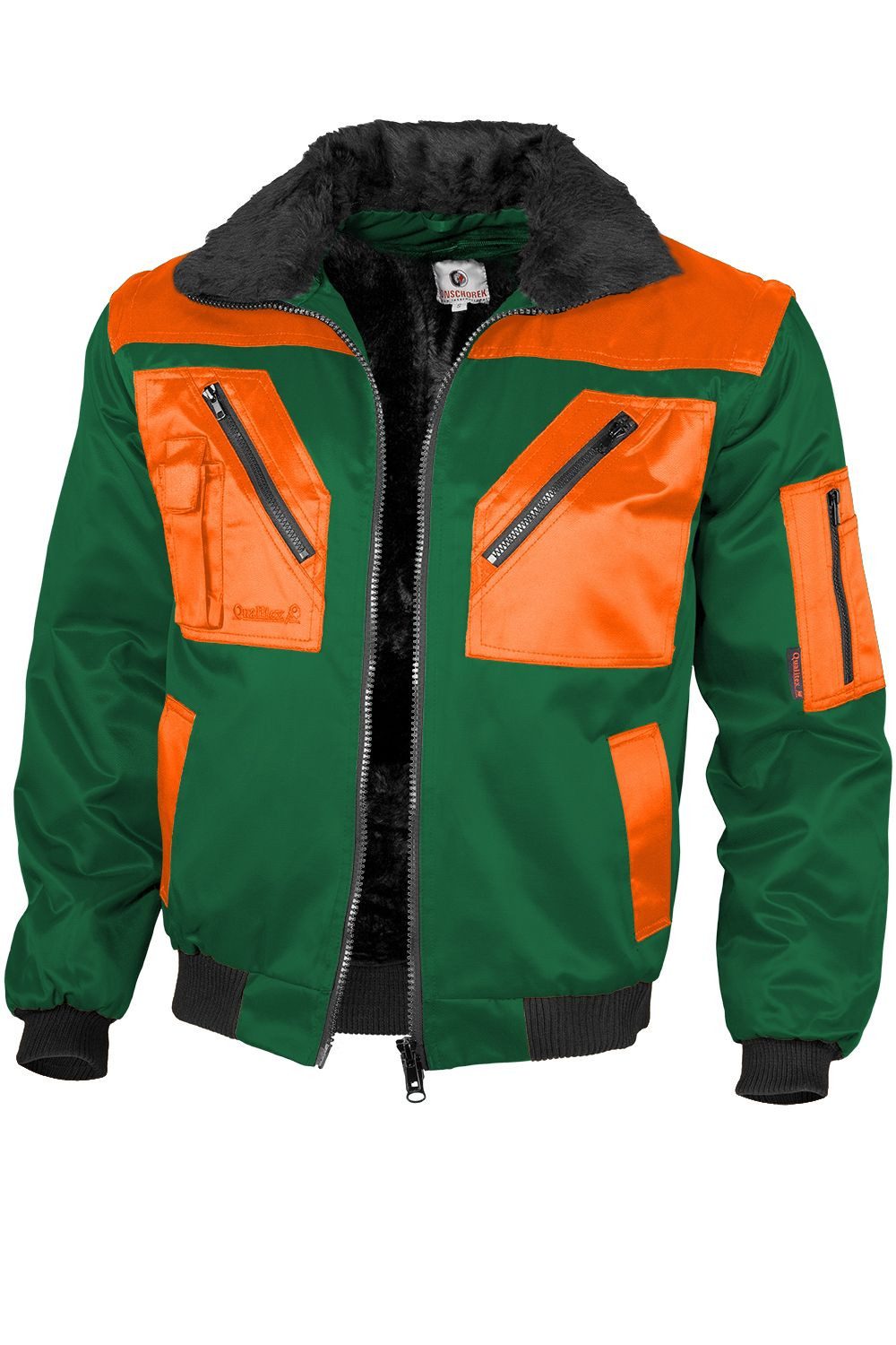 Qualitex Workwear Pilotenjacke modische 4-in-1 Arbeitsjacke günstig online kaufen