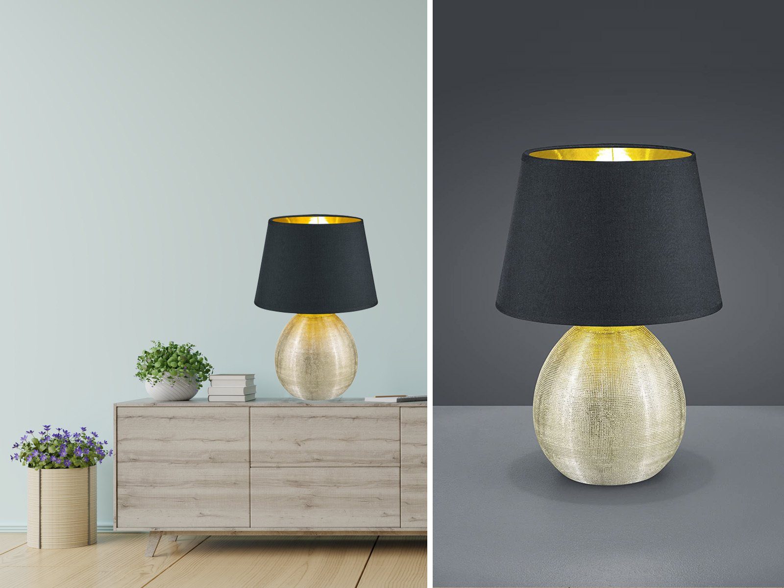 Reality Leuchten LED Nachttischlampe, Dimmfunktion, LED günstig online kaufen