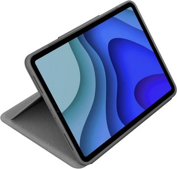 Logitech Folio Touch Tastatur-Case für iPad Pro 11 Zoll Schweizer QWERTZ iPad-Tastatur (Blickwinkel: 20-60)