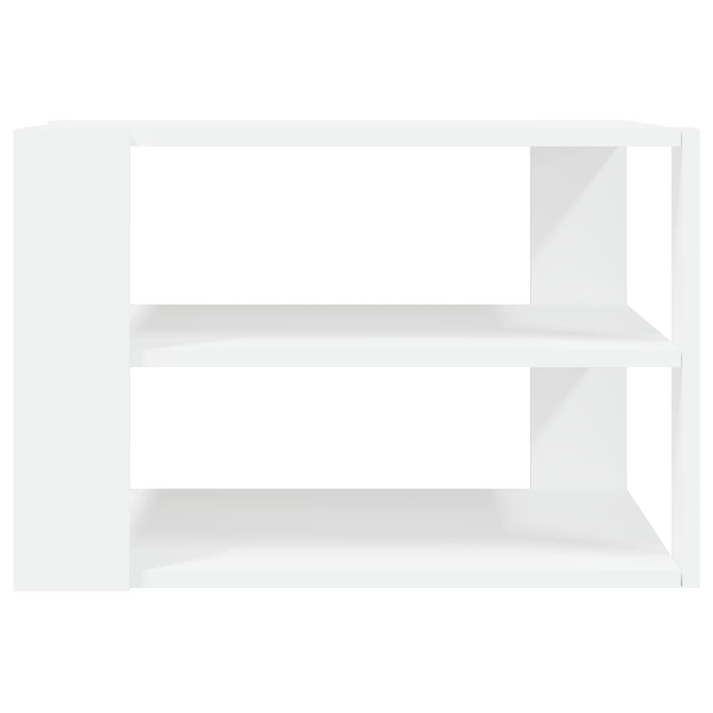 vidaXL Couchtisch Couchtisch Weiß 59,5x59,5x40 (1-St) Weiß Weiß | cm Holzwerkstoff