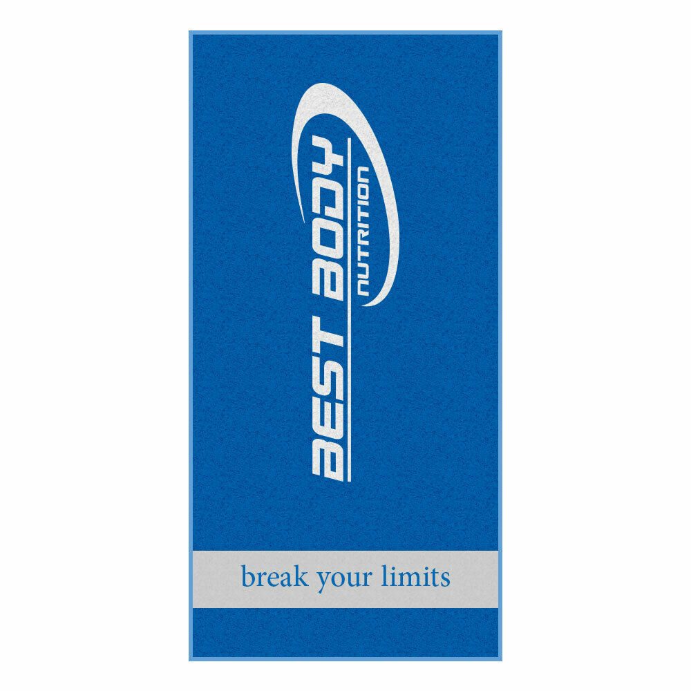 Best Body Nutrition Sporthandtuch Handtuch 70 x 130 - blau - Design Best Bo günstig online kaufen
