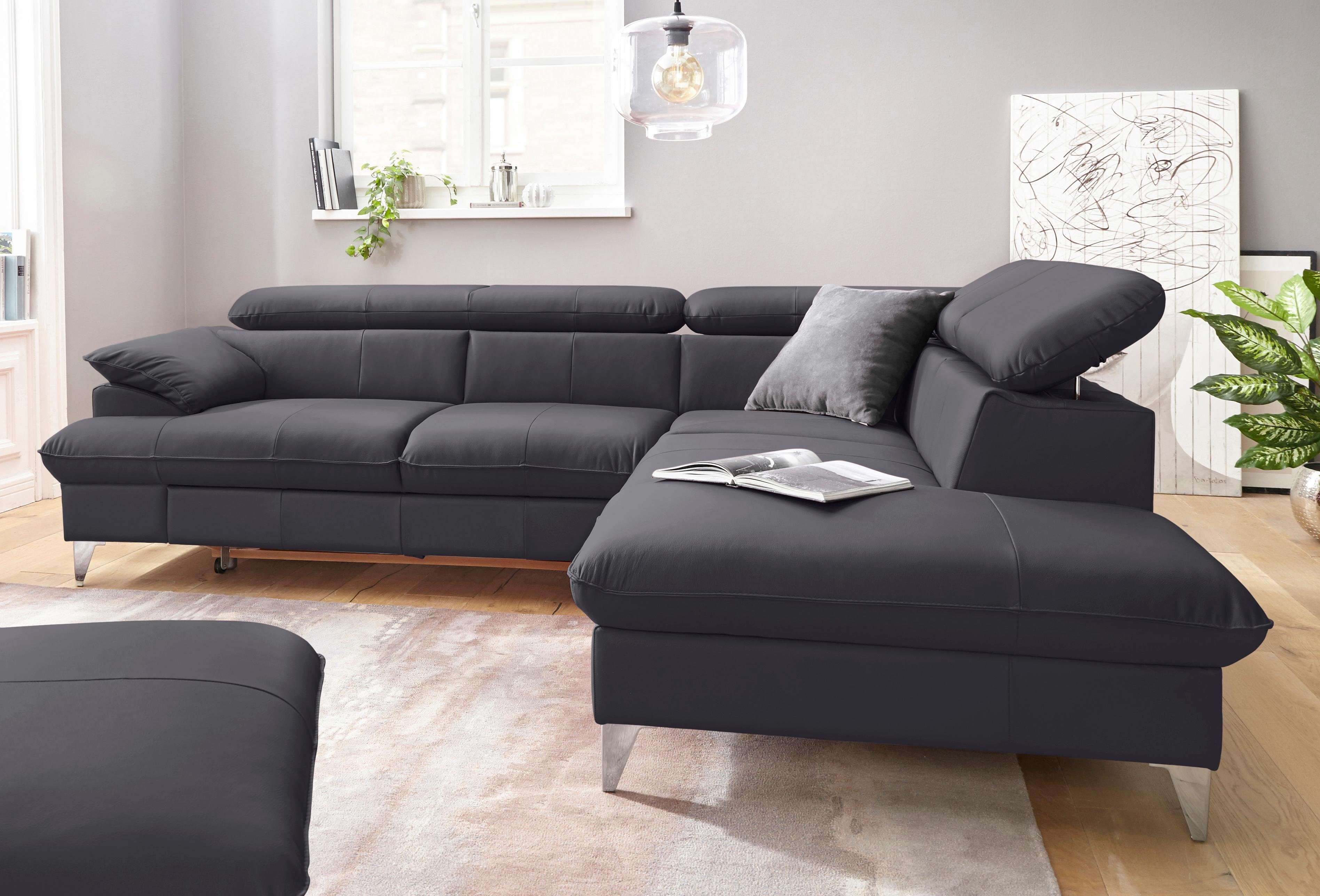 COTTA Ecksofa "Caluso L-Form", mit Kopfteilverstellung, wahlweise mit Bettf günstig online kaufen