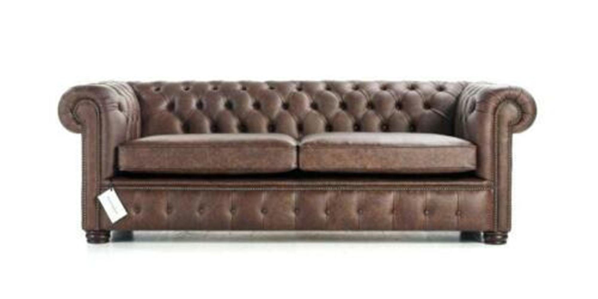 Sofa Sitz Couchen Chesterfield Sitzer 3 JVmoebel Couch Chesterfield-Sofa, Polster Design