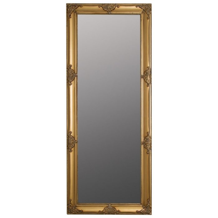 elbmöbel Wandspiegel Wandspiegel 150x60x7cm Spiegel: Ganzkörper 150x60x7 cm gold Landhausstil