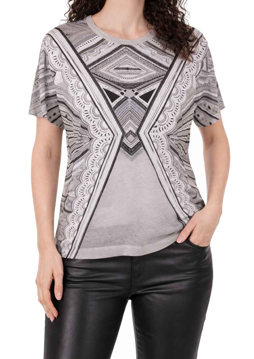 Diesel T-Shirt Diesel Black Gold TRIPOLI-S MAGLIETTA Damen T-Shirt