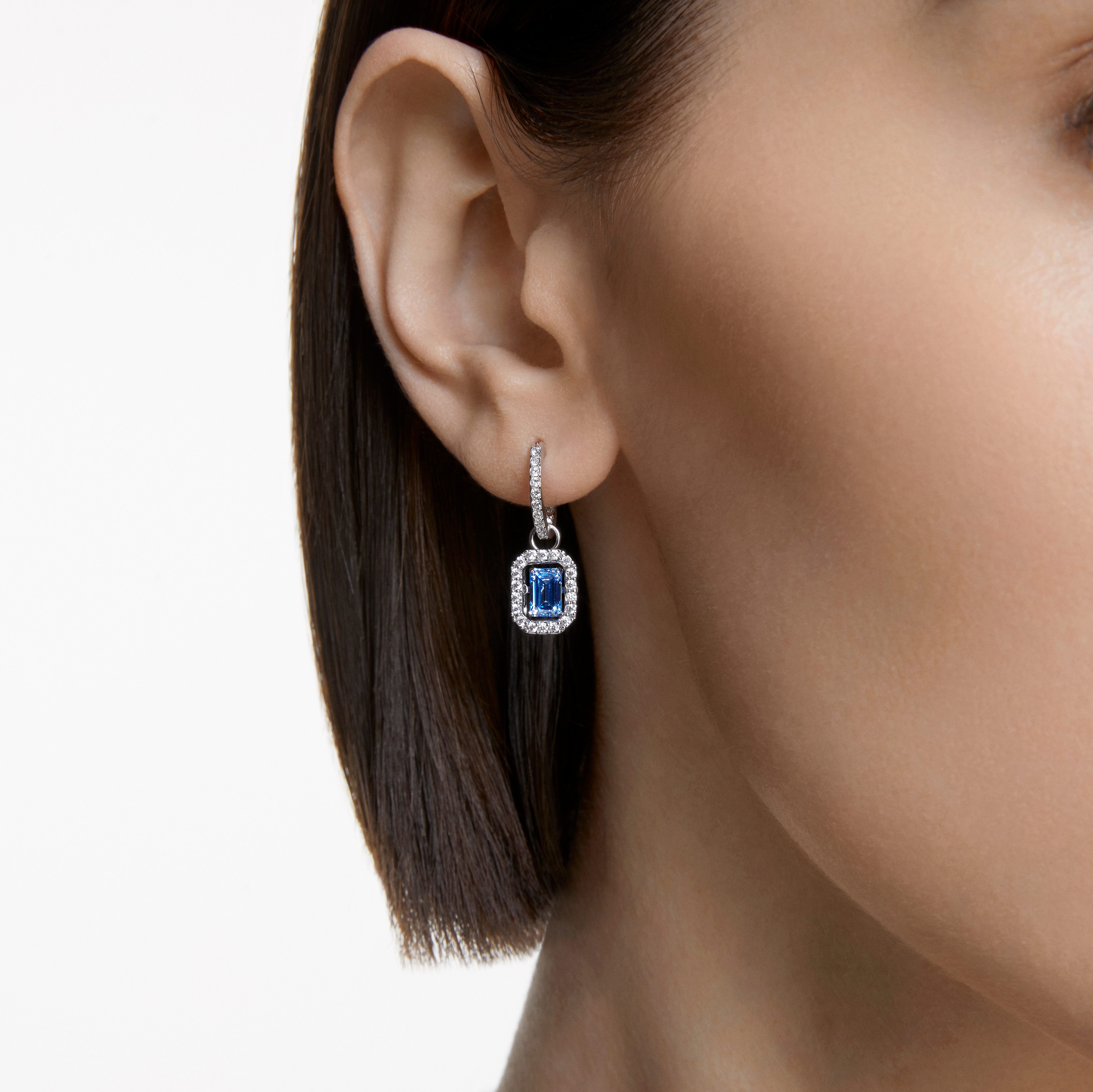 Swarovski Paar Ohrhänger Una Millenia Dc, mit Swarovski® Kristall - Einhänger abnehmbar