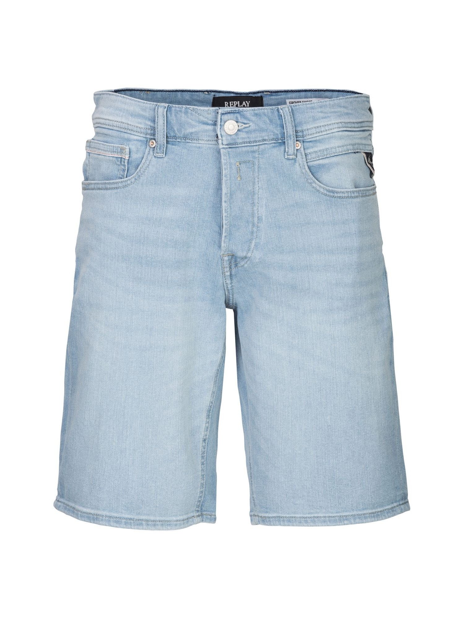 Replay Shorts GROVER SHORT - 10.5 OZ DARK INDIGO SUPER STRETCH DENIM