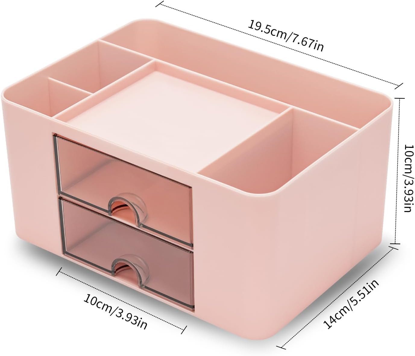 FELIXLEO Küchenorganizer-Set Schreibtischorganisator mit 2 Schubladen 5 Fächer Büro – Bild 3 von 5