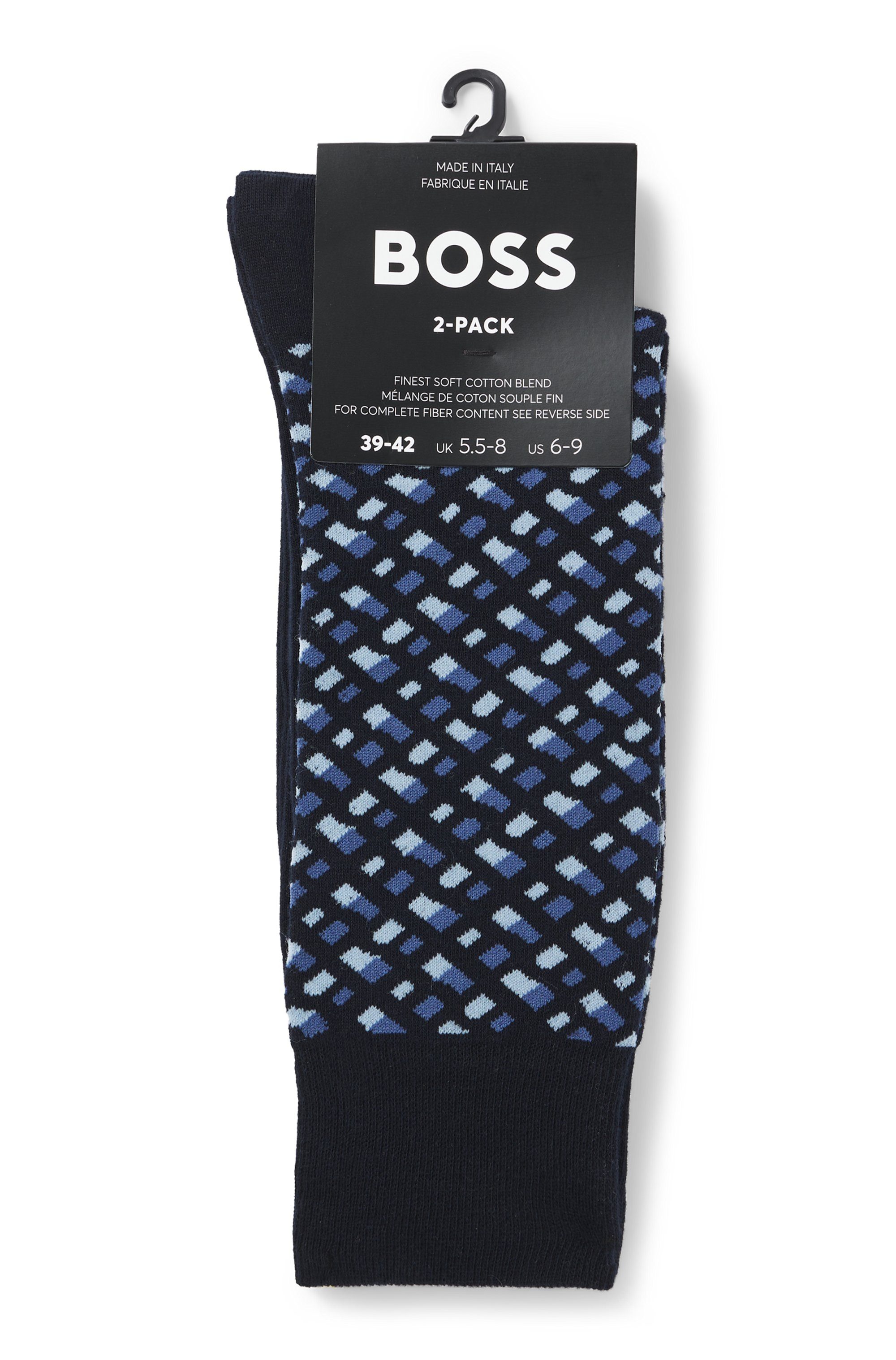 BOSS Socken 2P RS Monogram CC (Packung, 2-Paar) mit Logo günstig online kaufen