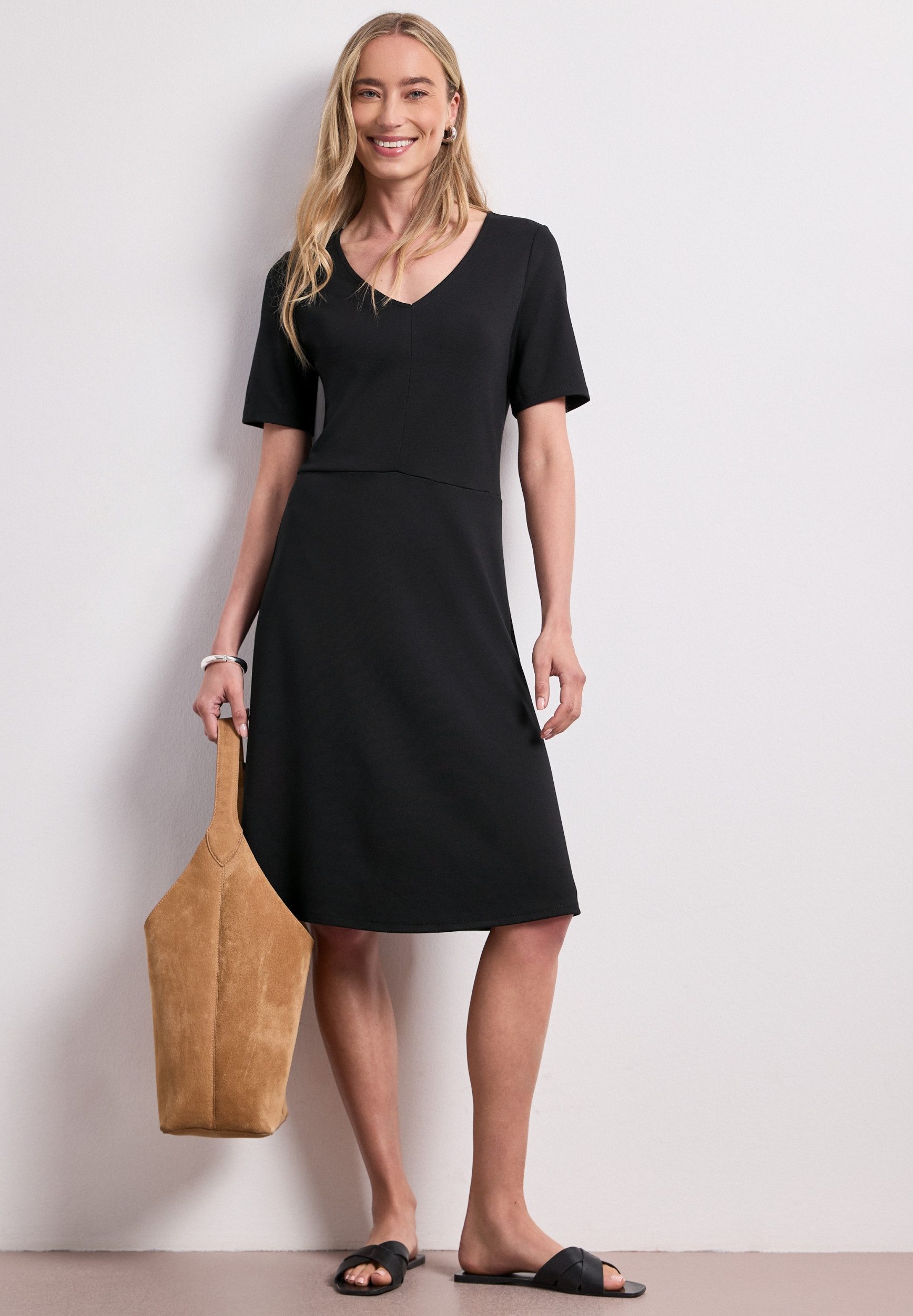 STREET ONE Sommerkleid Jersey Dress_solid