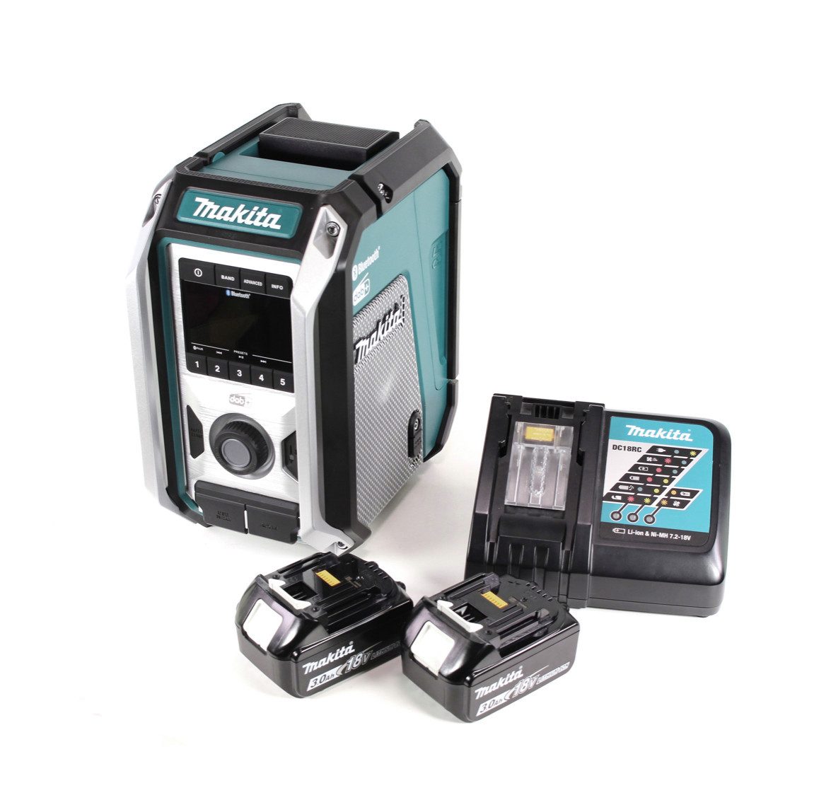 Makita DMR 115 RF Akku Baustellenradio 12V Baustellenradio
