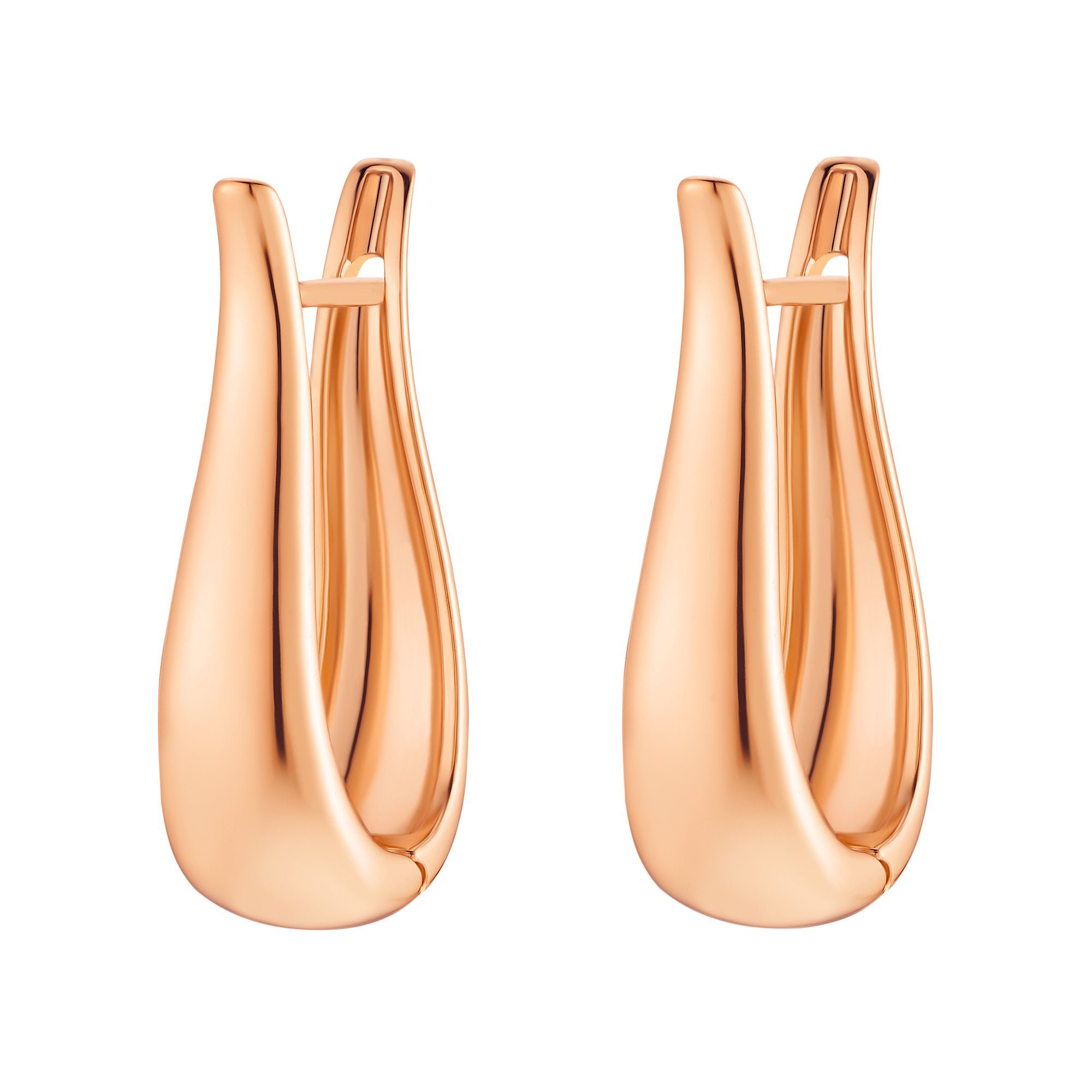 Heideman Paar Ohrstecker Suna goldfarben (Ohrringe, inkl. Geschenkverpackung), Ohrringe Frauen rosegoldfarben