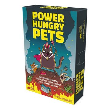 Asmodee Spiel, Familienspiel EXKD0038 - Power Hungry Pets, Partyspiel