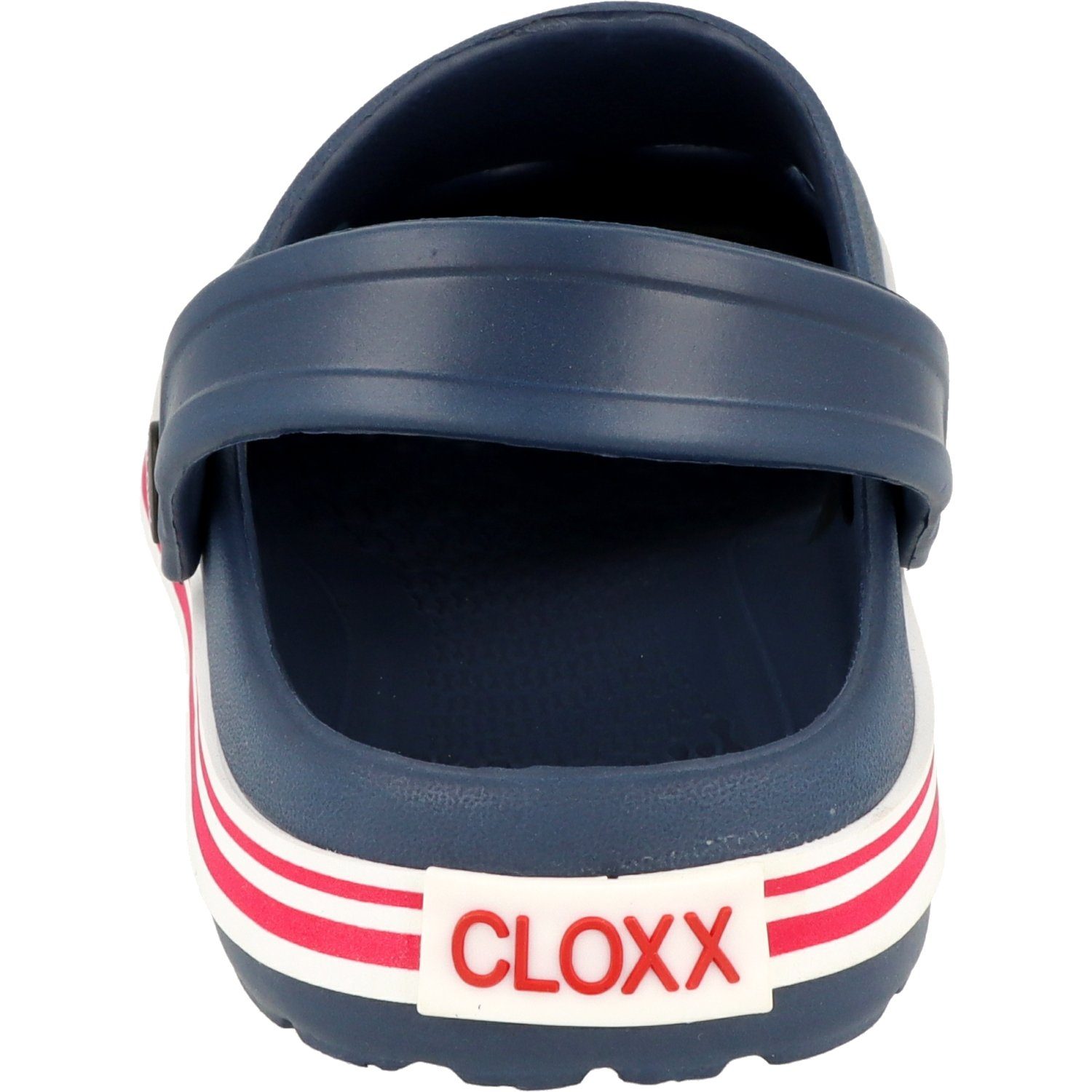 Cloxx Unisex Gr.28-46 Hausschuhe Clog Schuhe Blau R88410.45 Gummi Pantoletten