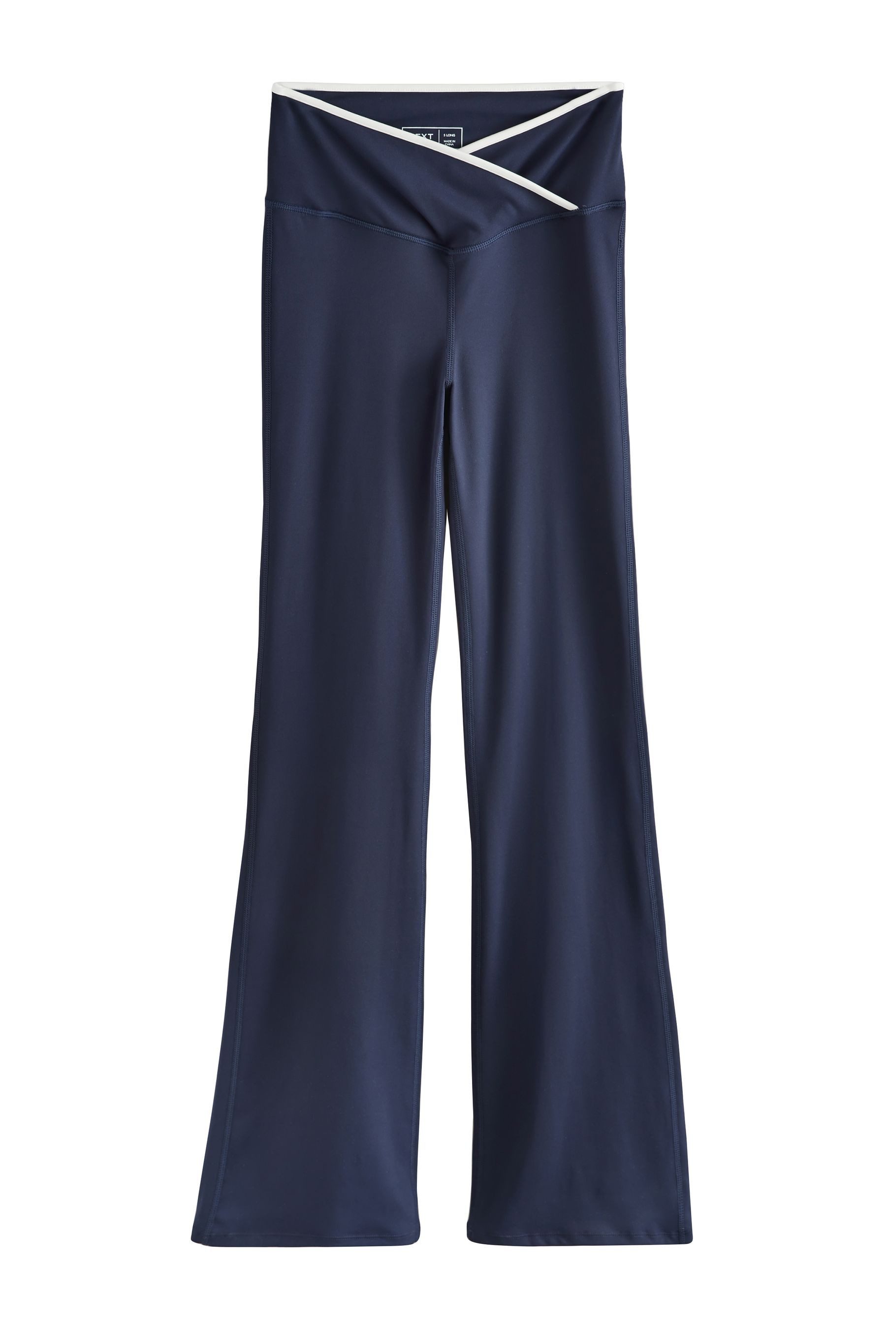Funktionsleggings Active Balance Leggings mit Wickelfront und Schlag