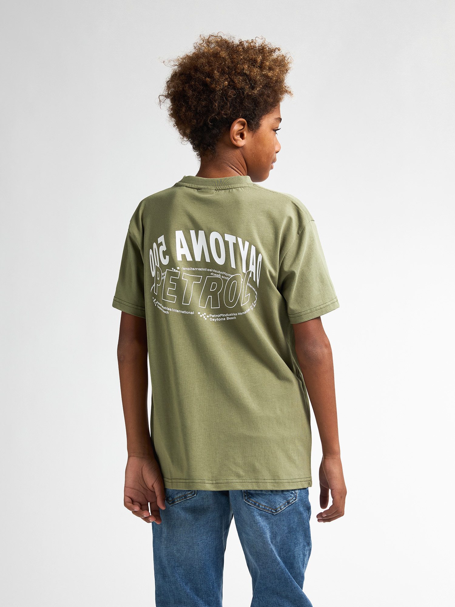 Petrol Industries T-Shirt Shoreline mit Rückenaufdruck