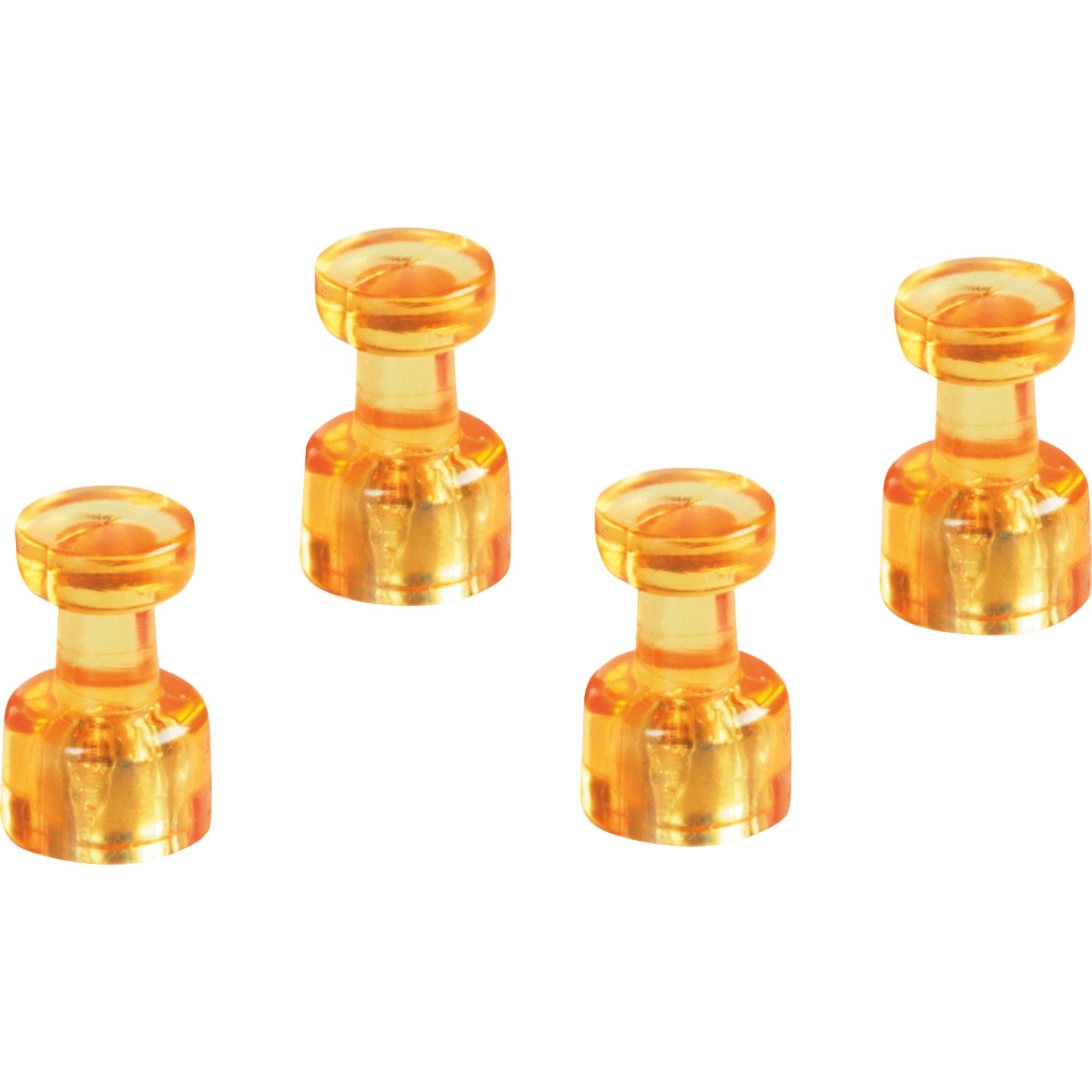 Magnet Magnet Memohalter 1666144 gelb 4 Stück.