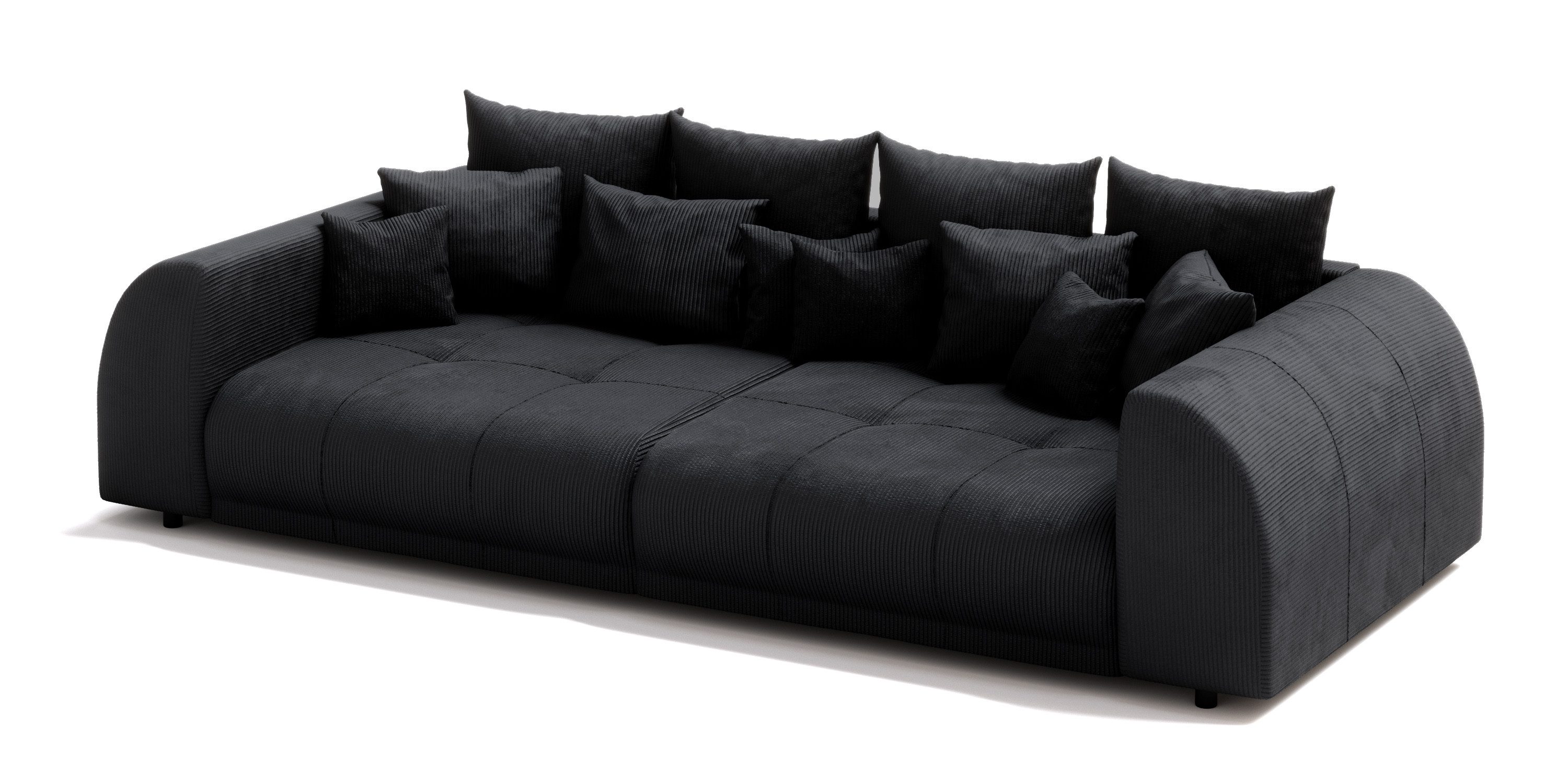 S-Style Möbel Big-Sofa Levana 5-Sitzer Boxspringfederung günstig online kaufen