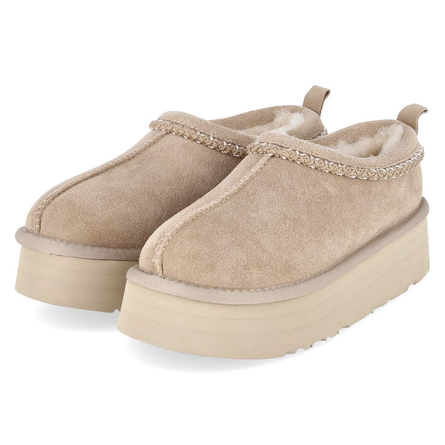Australia Luxe Collective Australia Luxe OUTPBR206N-SA Damen Rauleder sand Pantolette