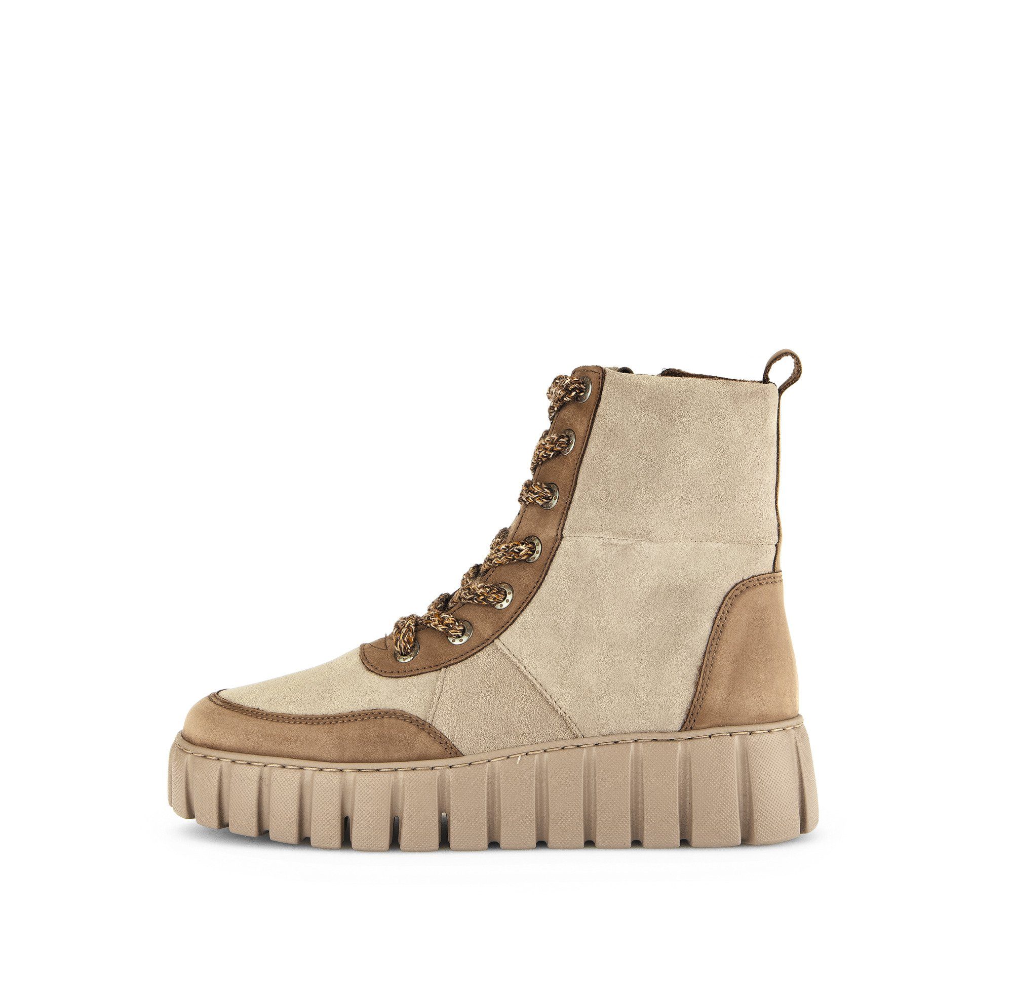 Gabor Schnürboots (desert/wood) Beige