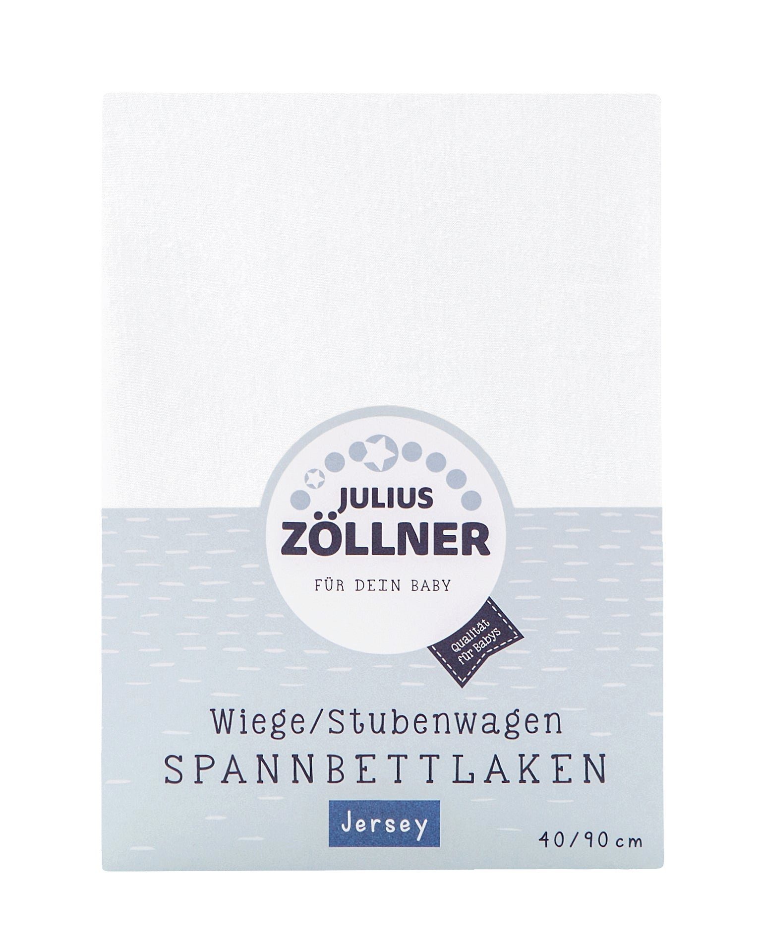 Spannbettlaken Julius Zöllner Baby Jersey Spanntuch 90 x 40 cm