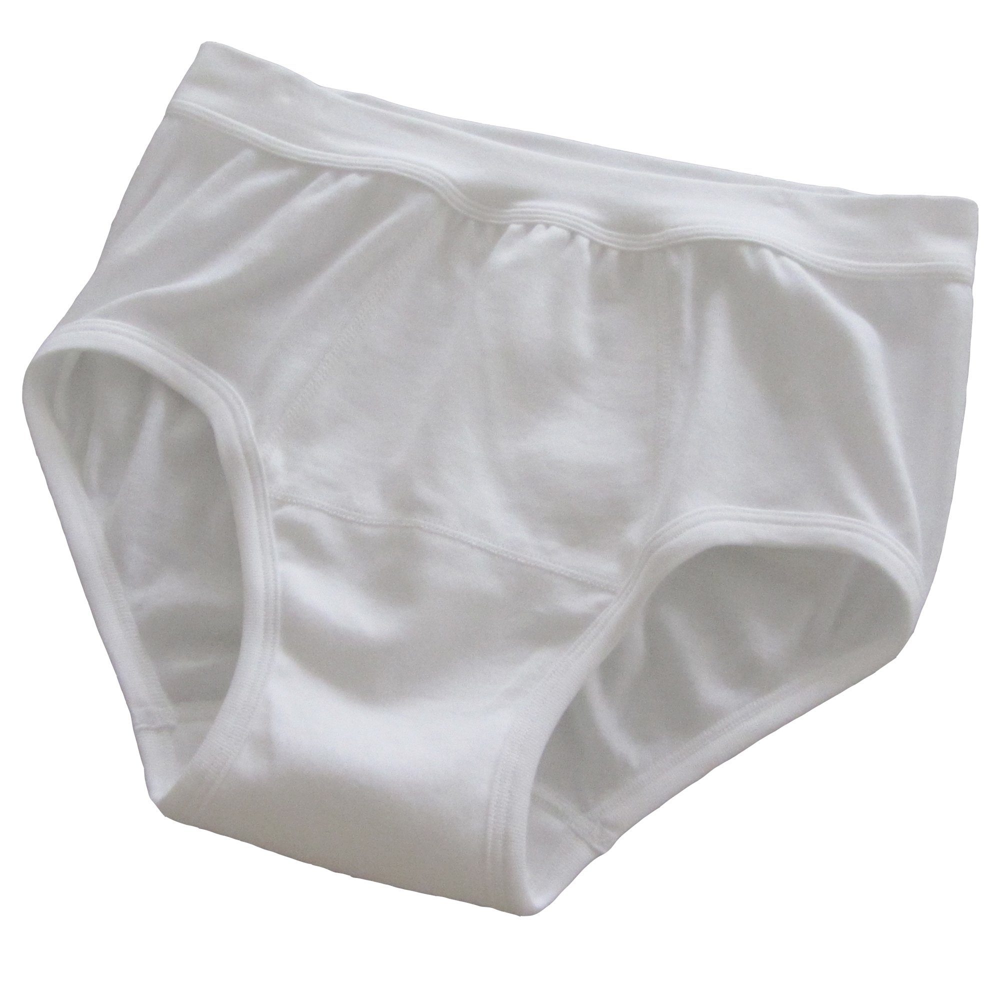 HERMKO Inkontinenzslip 993265 Inkontinenz Slip mit Weichbund aus Bio-Baumwolle Feinripp