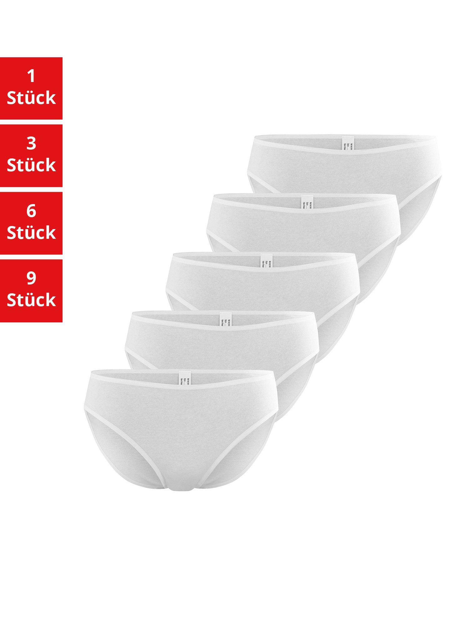 Nur Die Minislip Basic Damen (1er/3er/6er/9er Pack, 5-St) Mini-slip unterhose unterwäsche