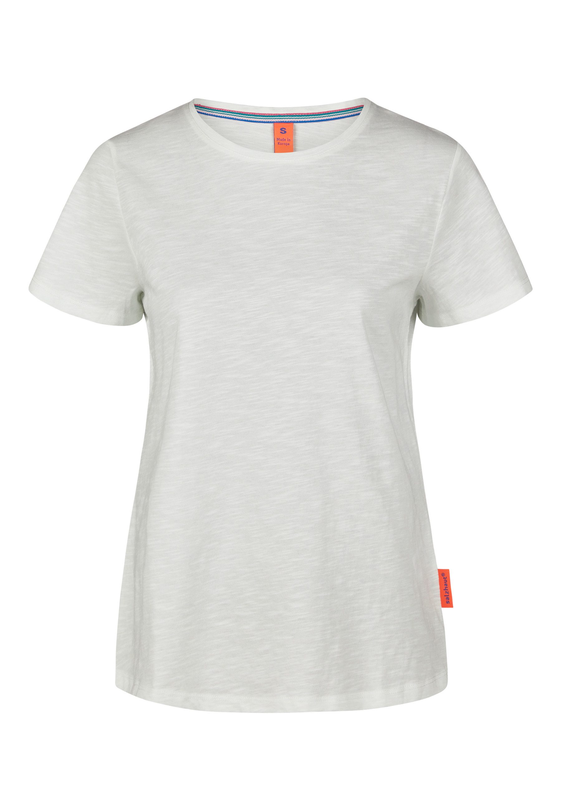 salzhaut T-Shirt TELGEN - UNI Damen Relaxed-Fit Endlich wieder Sommer! bequemes T-Shirt, Shirt, Top, Oberteil