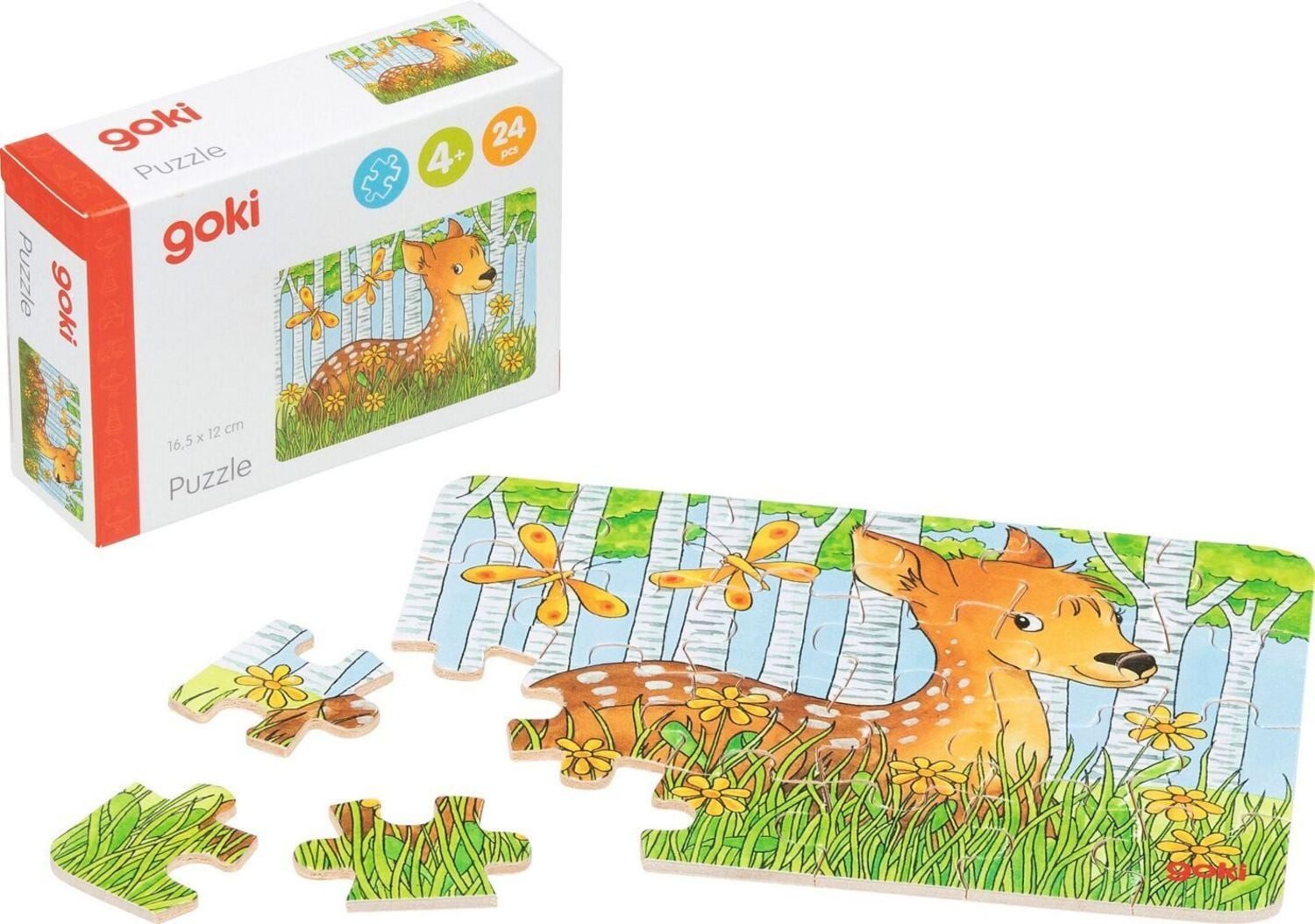 Gollnest & Kiesel Puzzle Minipuzzle Waldtiere