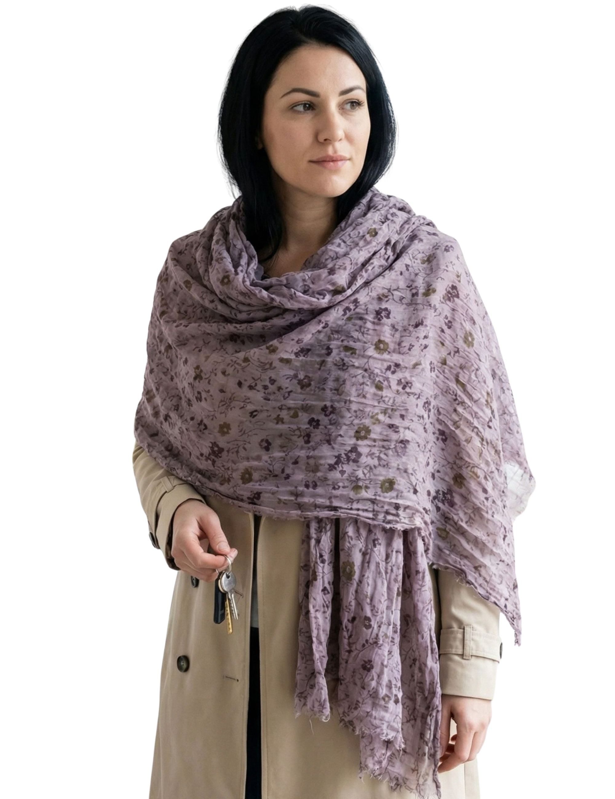 Sunsa Modeschal Schal XXL Große Stola Halstuch Schal aus 100% Modal