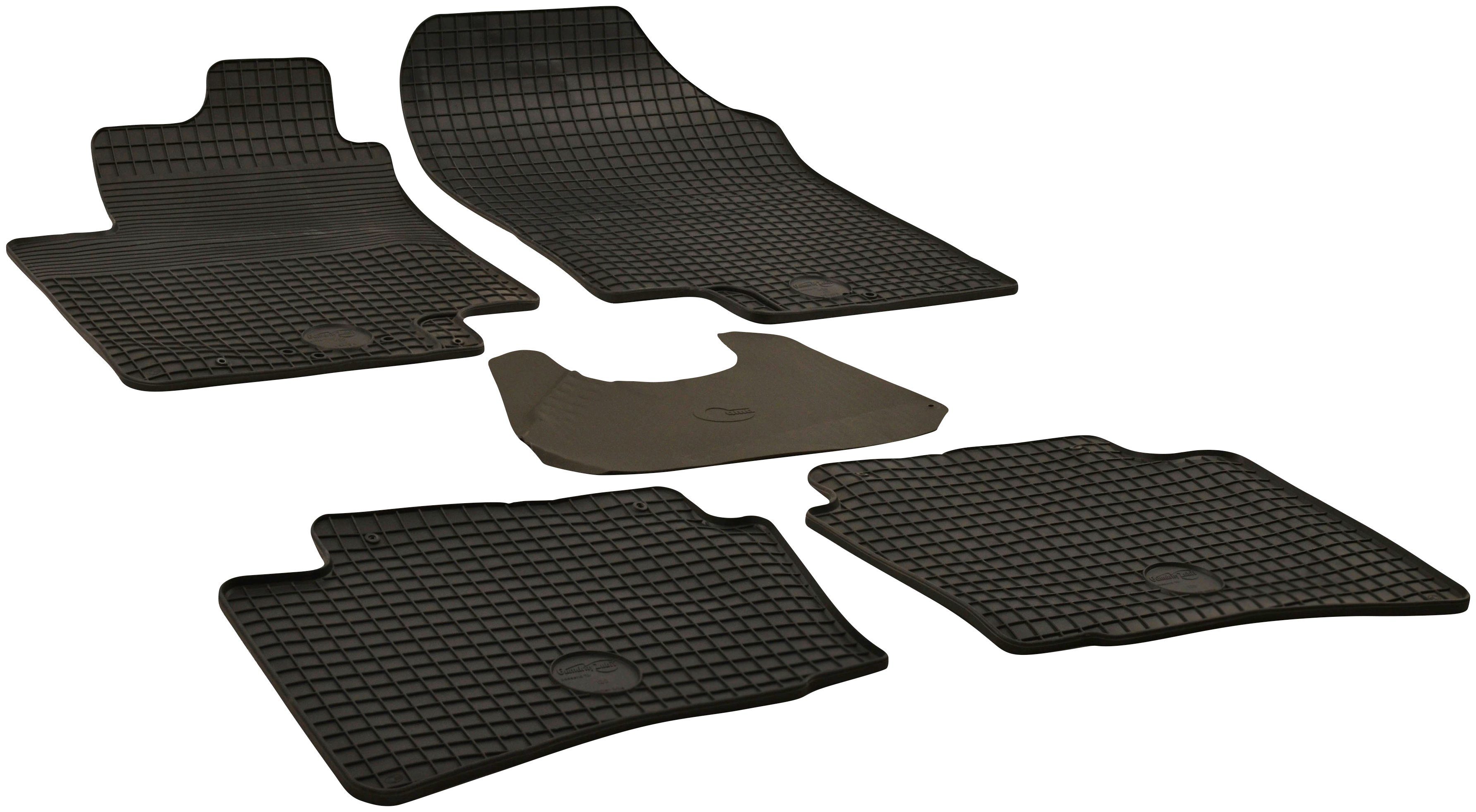 WALSER Passform-Fußmatten (5 St), für Hyundai i20 Schrägheck, für Hyunai i20 (PB, PBT) 08/2008-Heute | Automatten