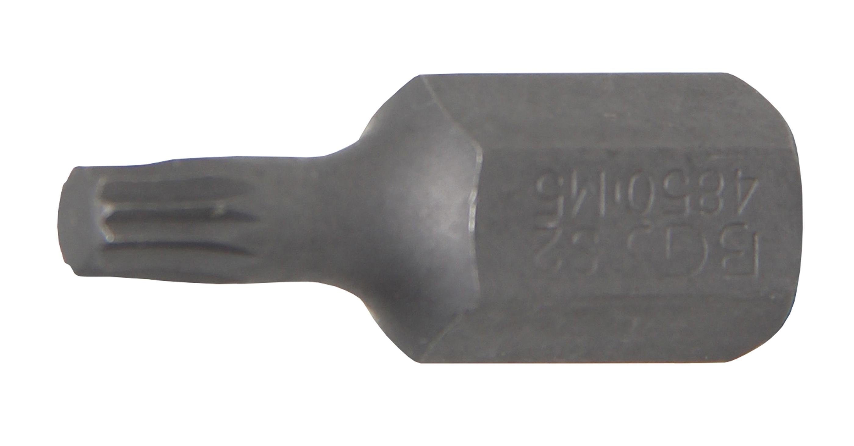 Innenvielzahn BGS Antrieb (3/8), 10 technic Bit-Schraubendreher Außensechskant M5 mm Bit, (für XZN)