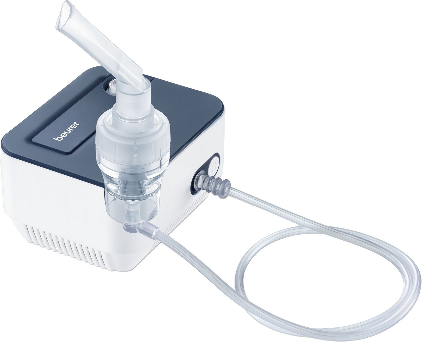 BEURER Inhalationsgerät IH 16, zur Behandlung der oberen und unteren Atemwege, Einfache Bedienung mittels Ein-Knopf-Steuerung, Medizinprodukt