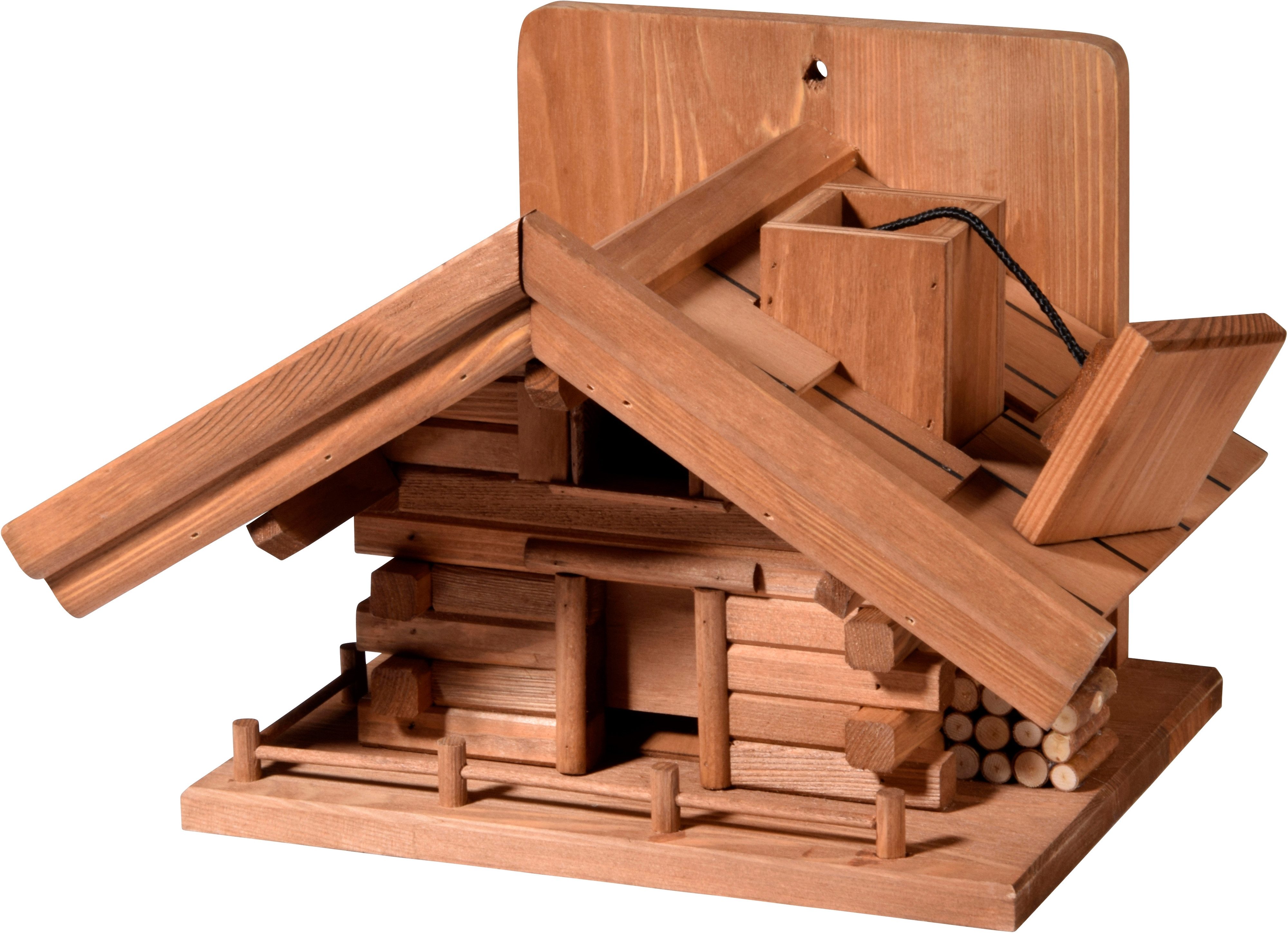 dobar Vogelhaus Vogelfutterhaus "St. Moritz" zum Aufhängen