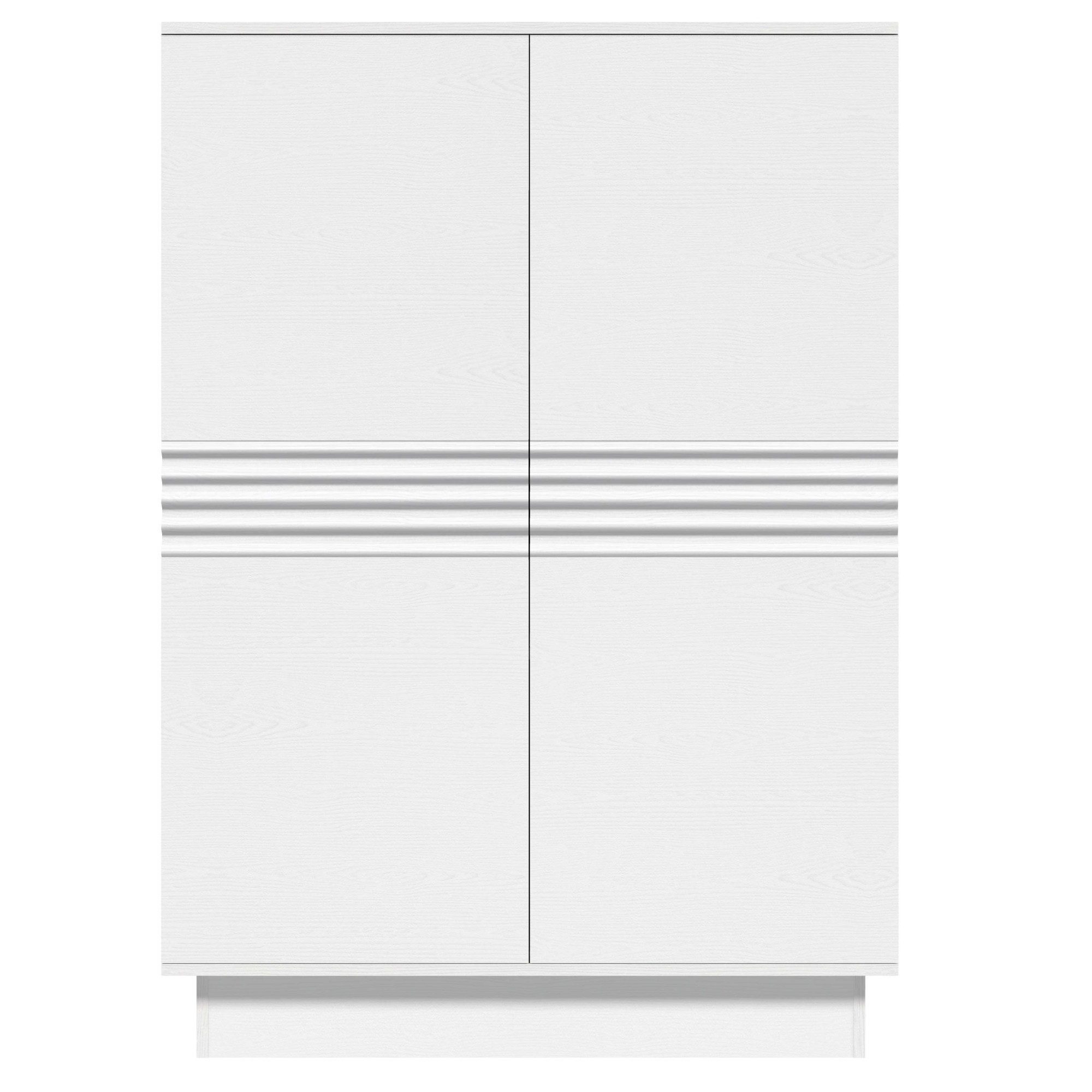 OTTO home Highboard Angers, Kommode, Midischrank mit Push-to-open, 2 Einlegeböden, Breite 90 cm