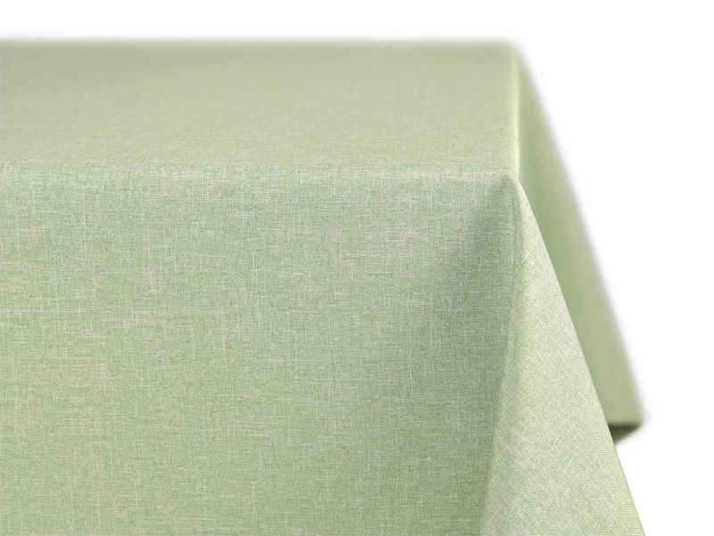 Beautex Tischdecke »Beautex fleckenabweisende und bügelfreie Tischdecke - Tischtuch mit Lotuseffekt - Tischwäsche in Leinenoptik« (1-tlg)