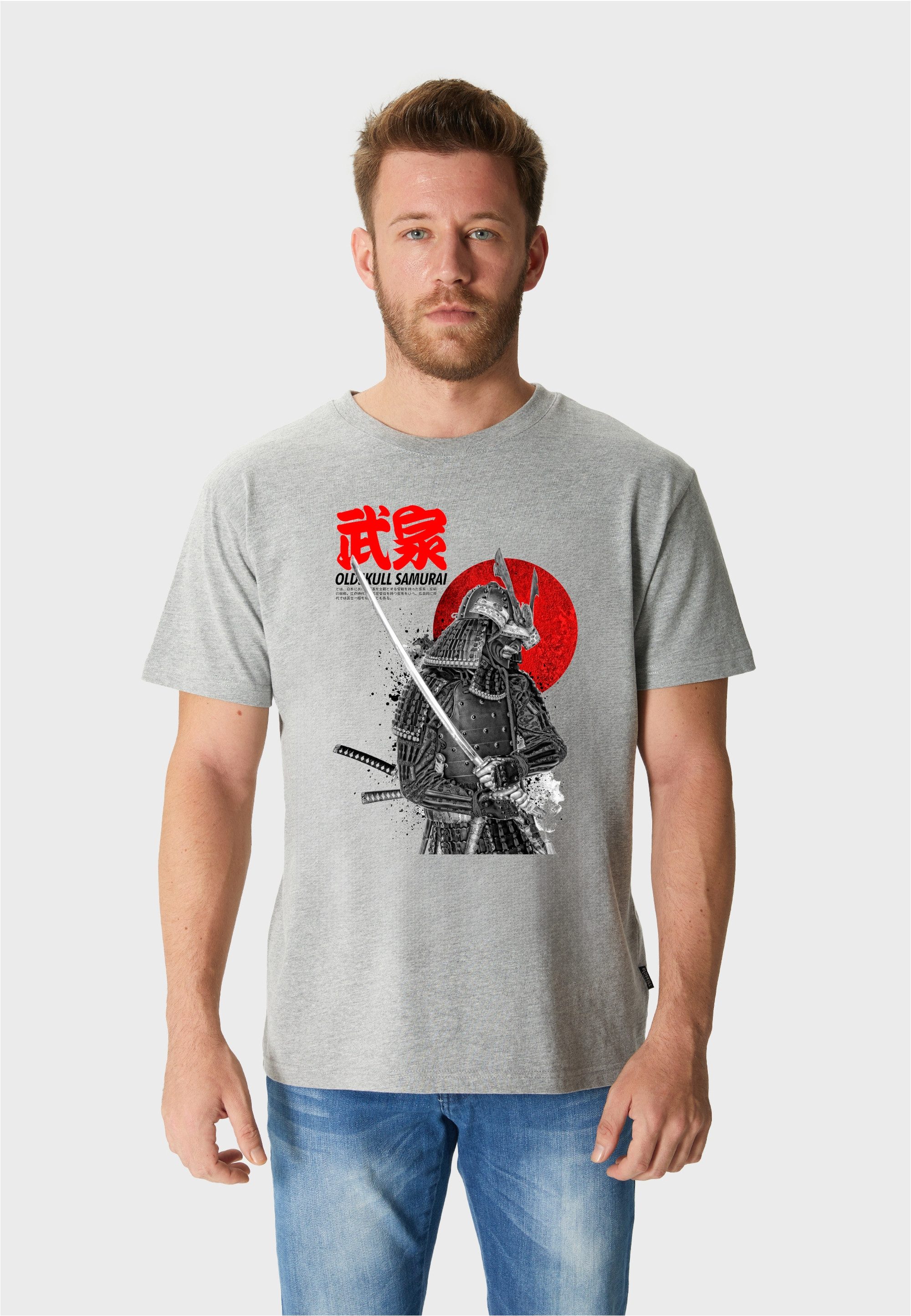 Oldskull T-Shirt Asian Swordsman Graphic (1-tlg) mit angesagtem Samurai-Pri günstig online kaufen