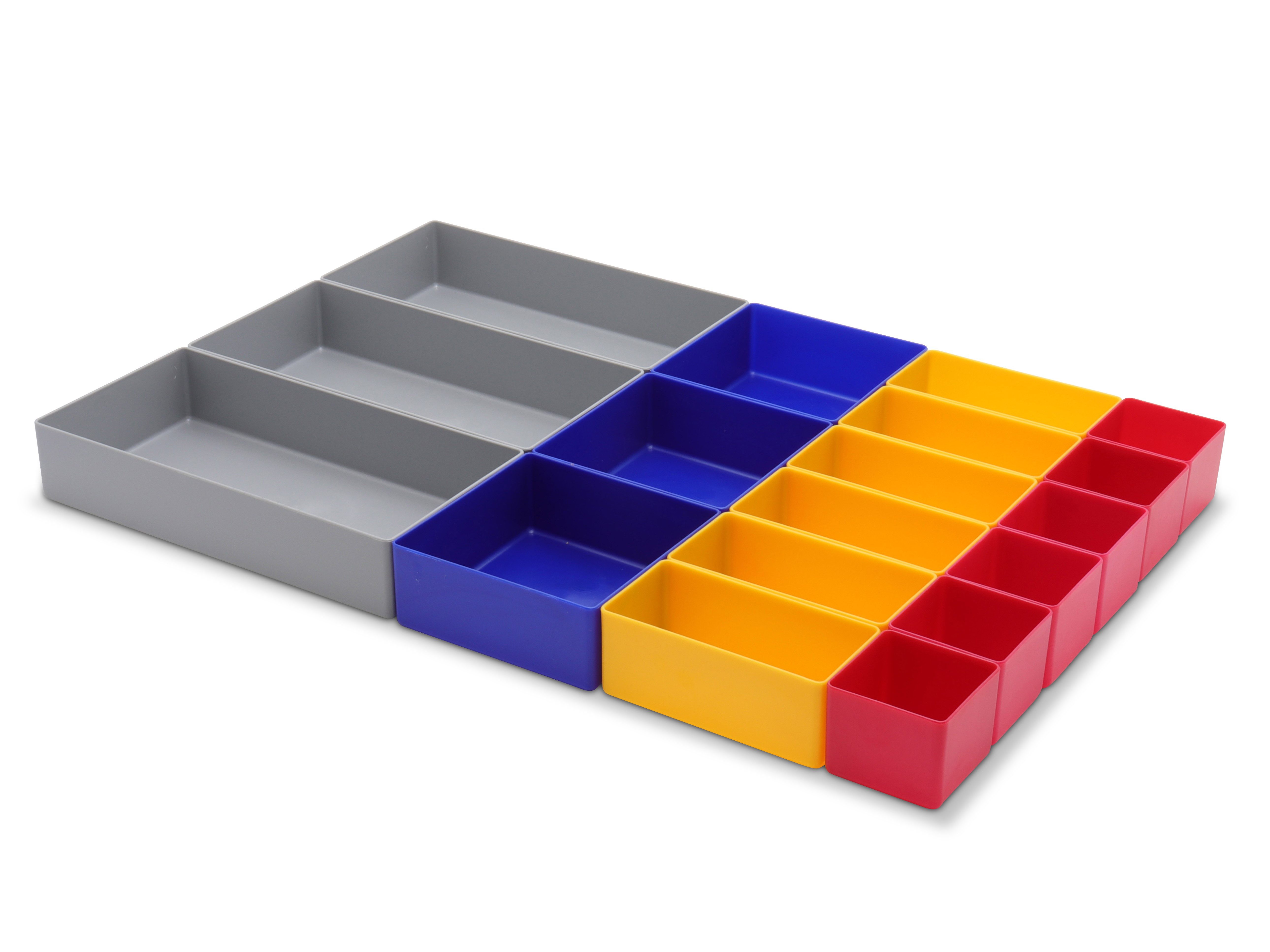 1a-Topstore Sortimentskasten 18-tlg. Einsatzkasten Set, 450x300 mm (LxB), 40mm hoch, für Schubladen (1)