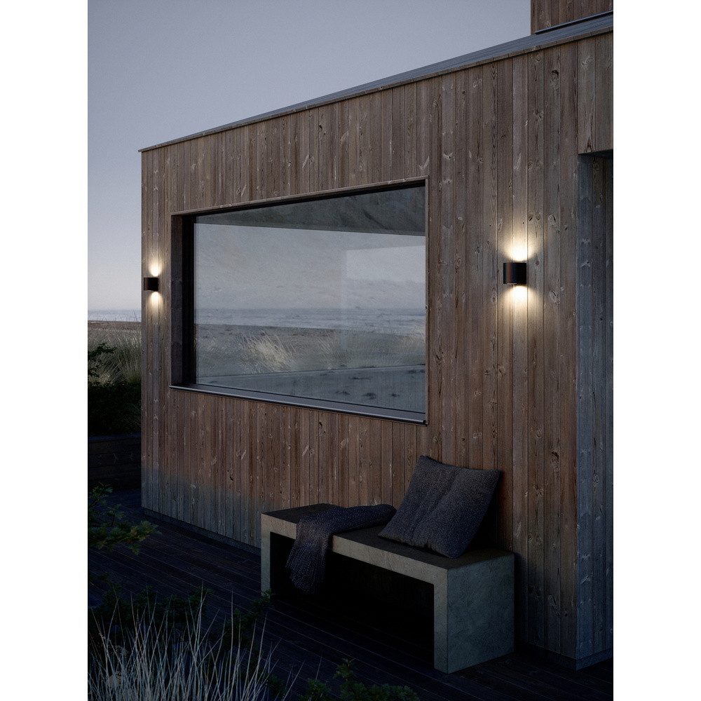 Nordlux Wandleuchte Nordlux Canto 2 49701203 LED-Außenwandleuchte 10.60 W LED-Modul Schw