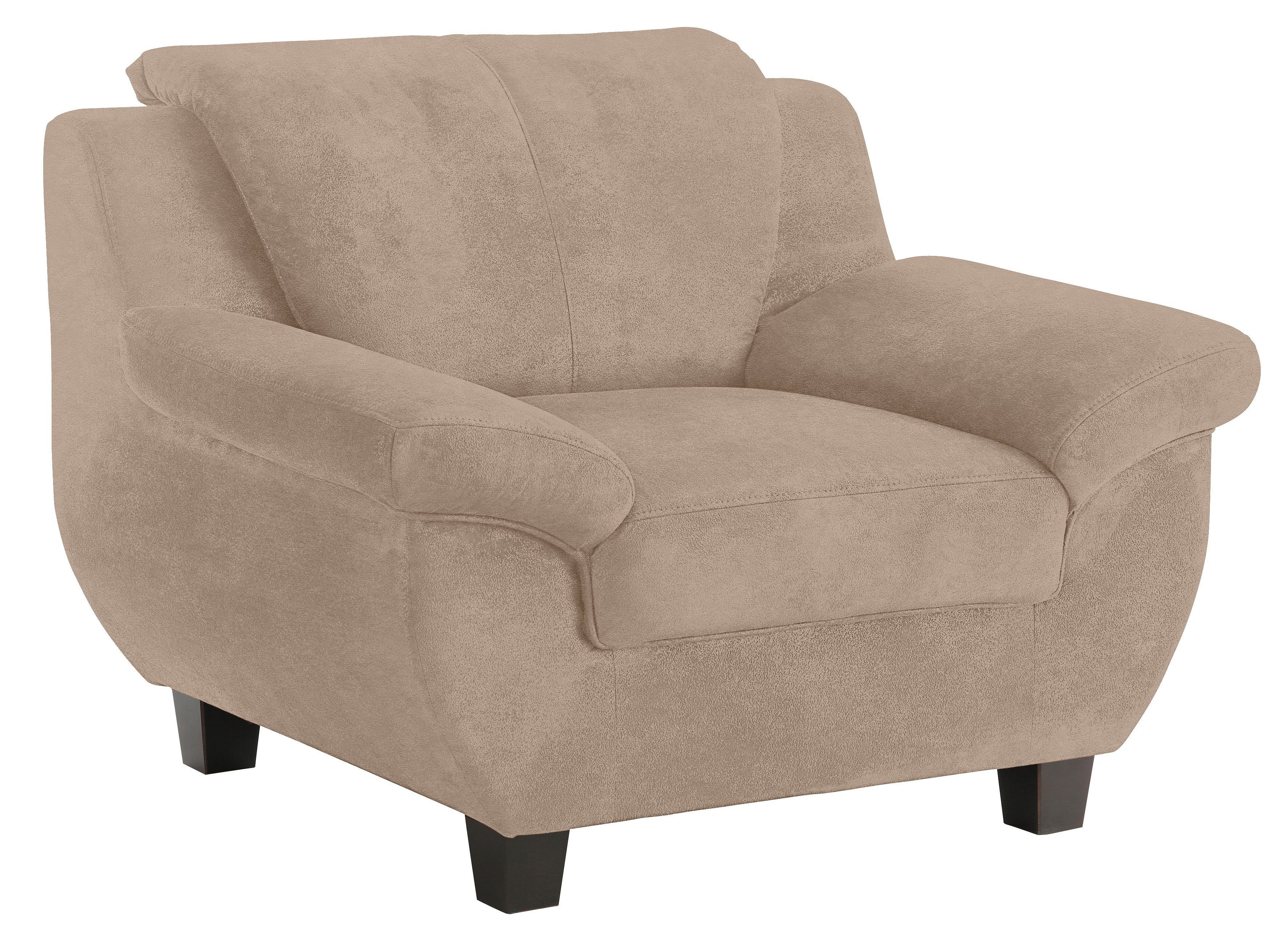 Home affaire Sessel Yesterday bequeme Armlehnen und Rückenpolster, Breite 1 günstig online kaufen