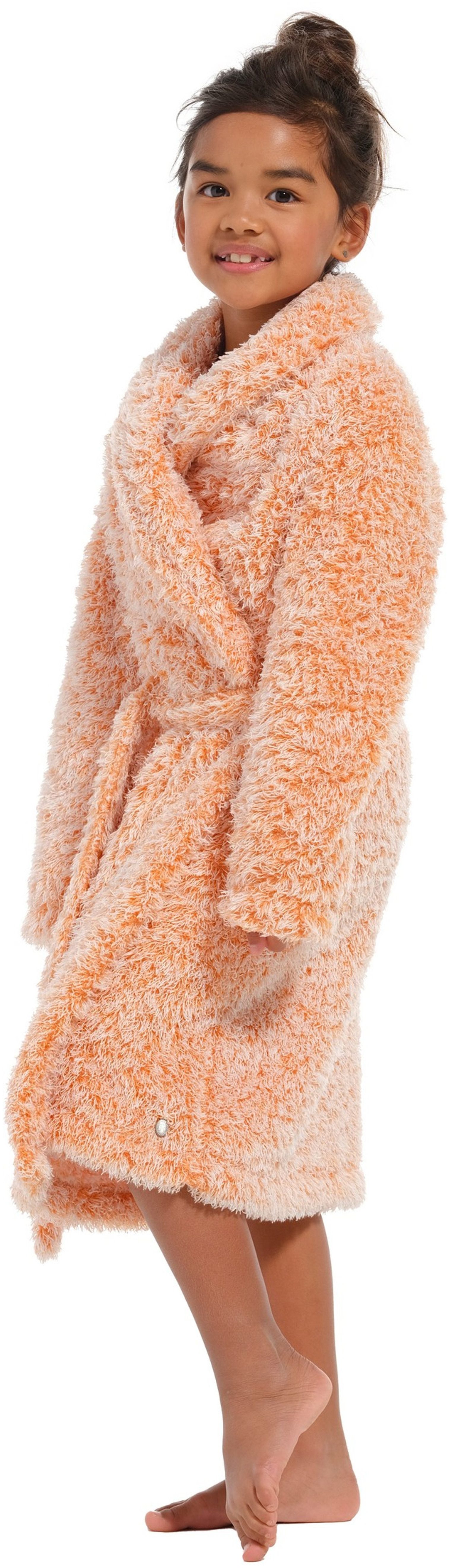 Rebelle Kinderbademantel Mädchen Bademantel, Midi, Polyester, Gürtel, Kuschelig