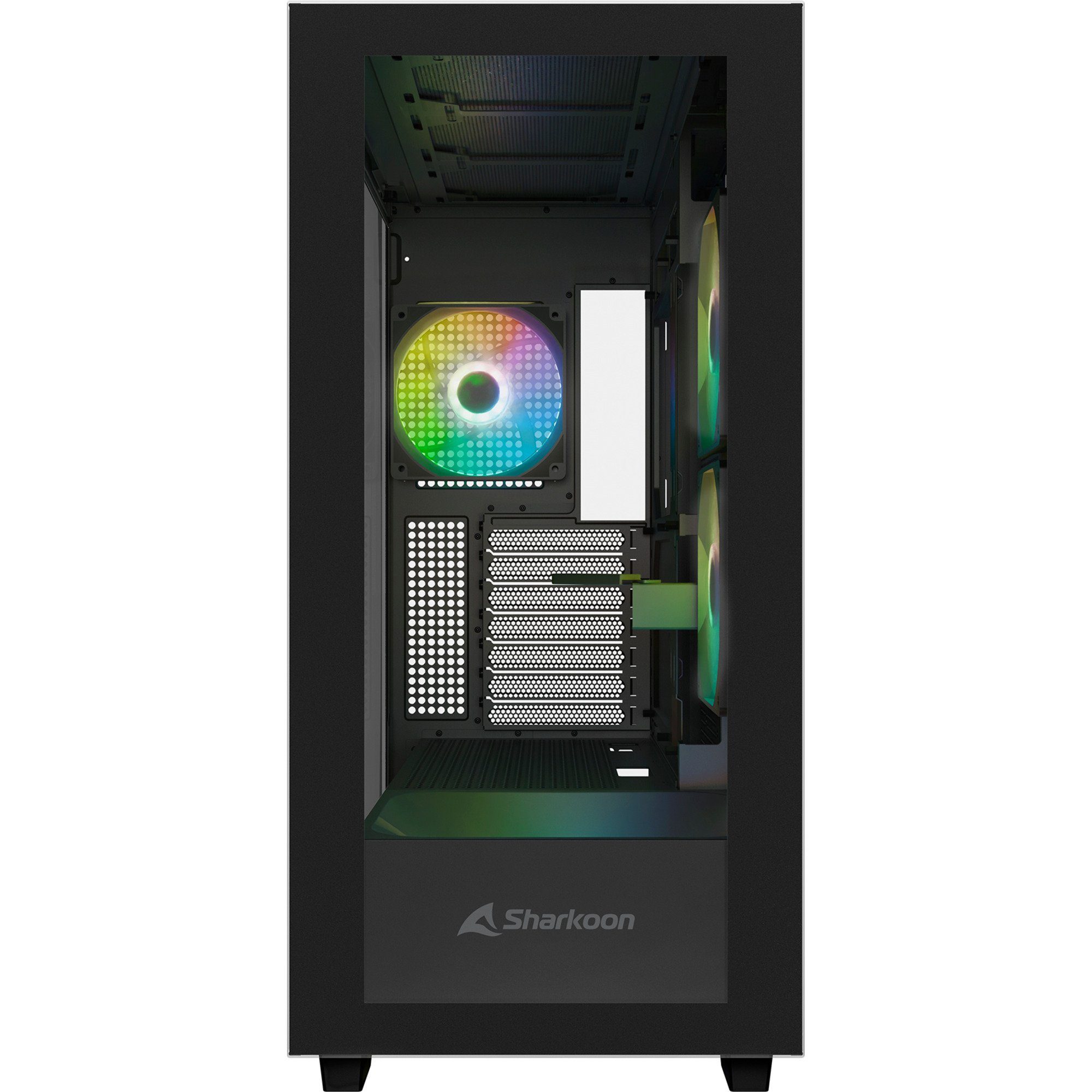 Sharkoon PC-Gehäuse Sharkoon Rebel C60 RGB, Tower-Gehäuse, (Tempered