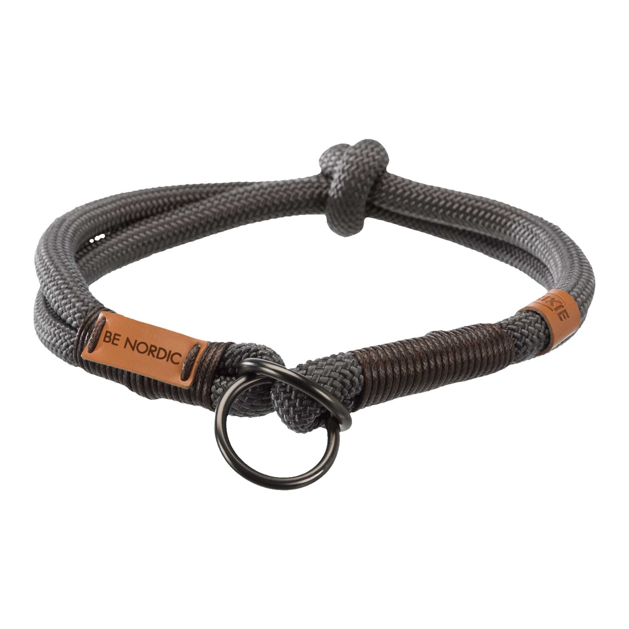 TRIXIE Hunde-Halsband Zugstopp Hundehalsband BE NORDIC, gewebtem Tau, verschiedene Größen