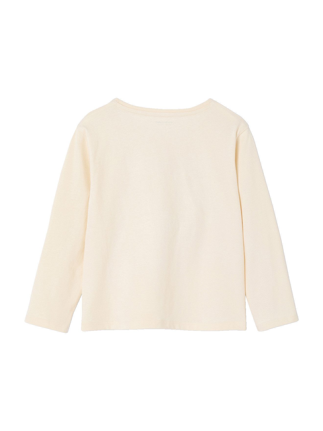 vertbaudet Langarmshirt Mädchen T-Shirt mit Relief-Herz