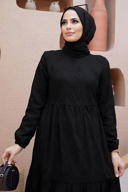 Modabout Maxikleid Langes Kleider Abaya Hijab Kleid Damen - NELB0007D4644SYH (1-tlg)