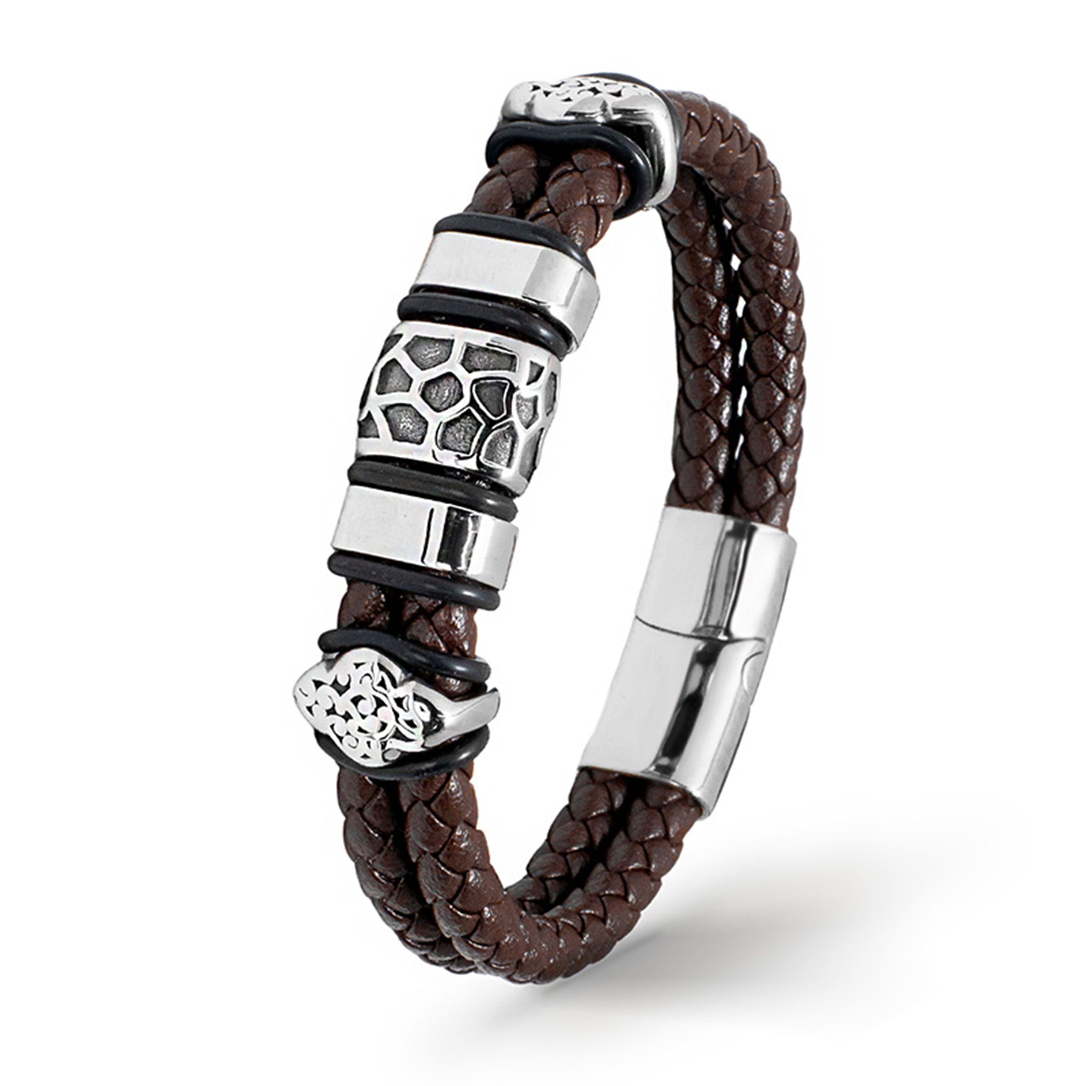 UNIQAL.de Lederarmband Lederarmband Herren "THE GAMBLER" günstig online kaufen