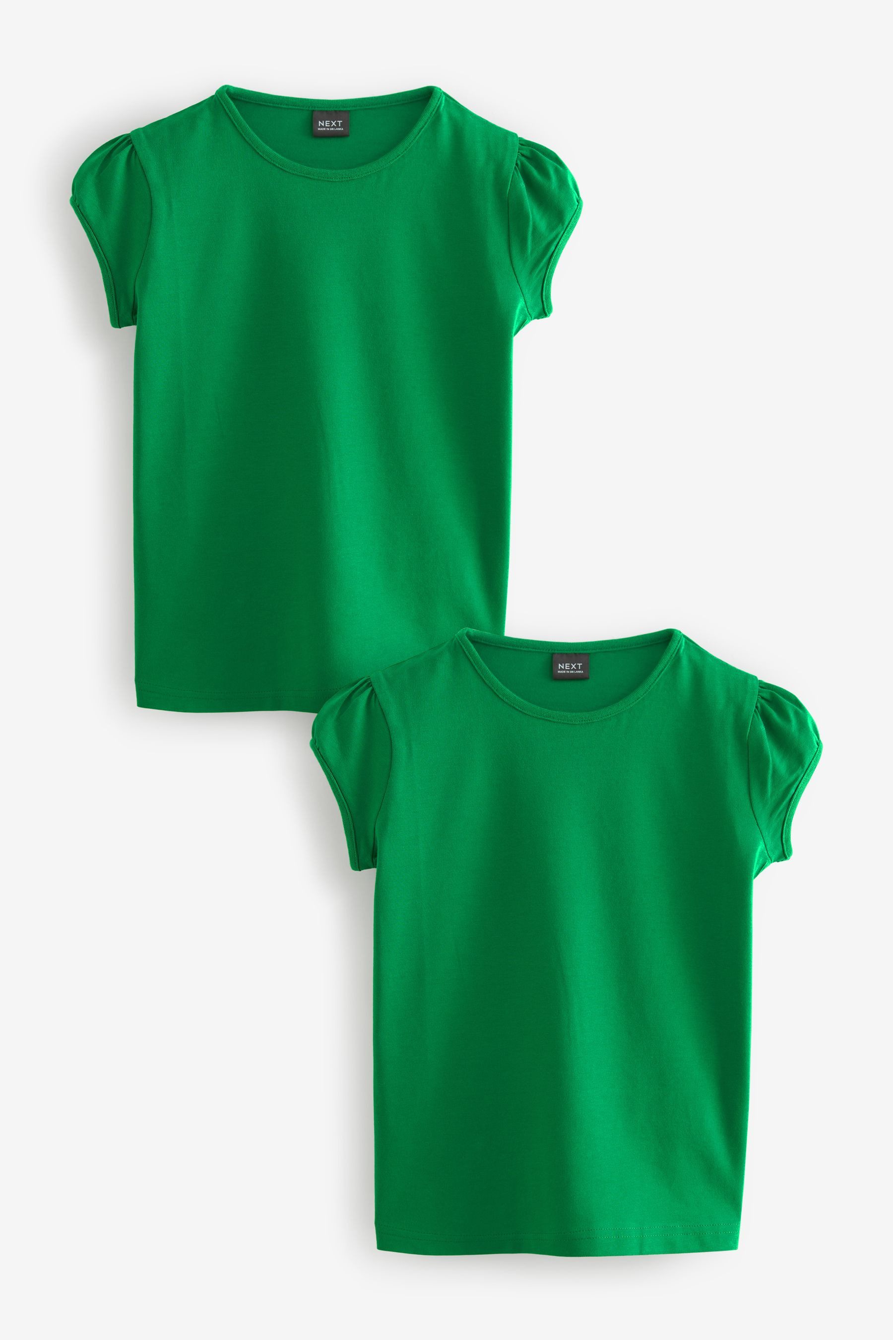 Next T-Shirt T-Shirts mit Puffärmeln, 2er-Pack (2-tlg)