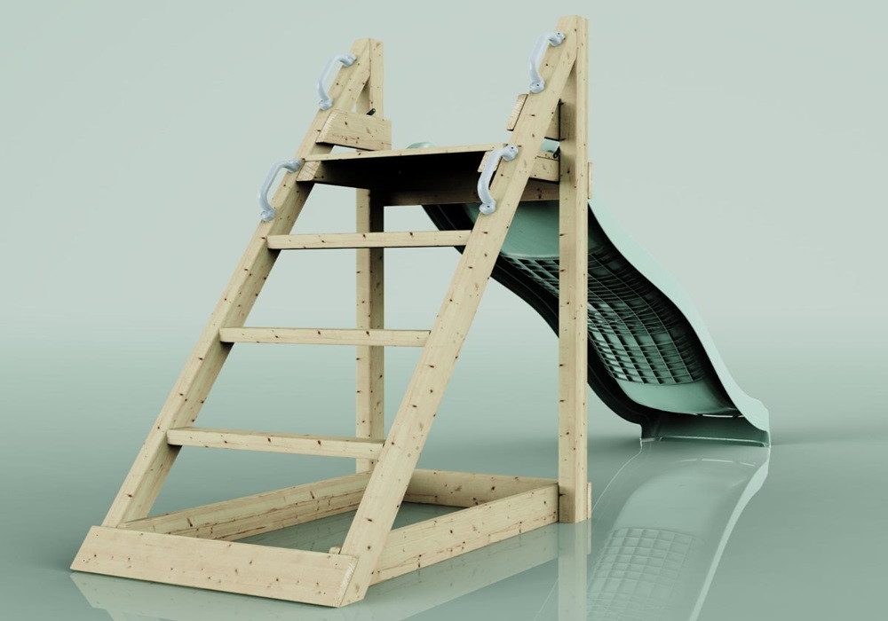 OutdoorToys Rutsche Werwolf, aus Holz mit Rutsche