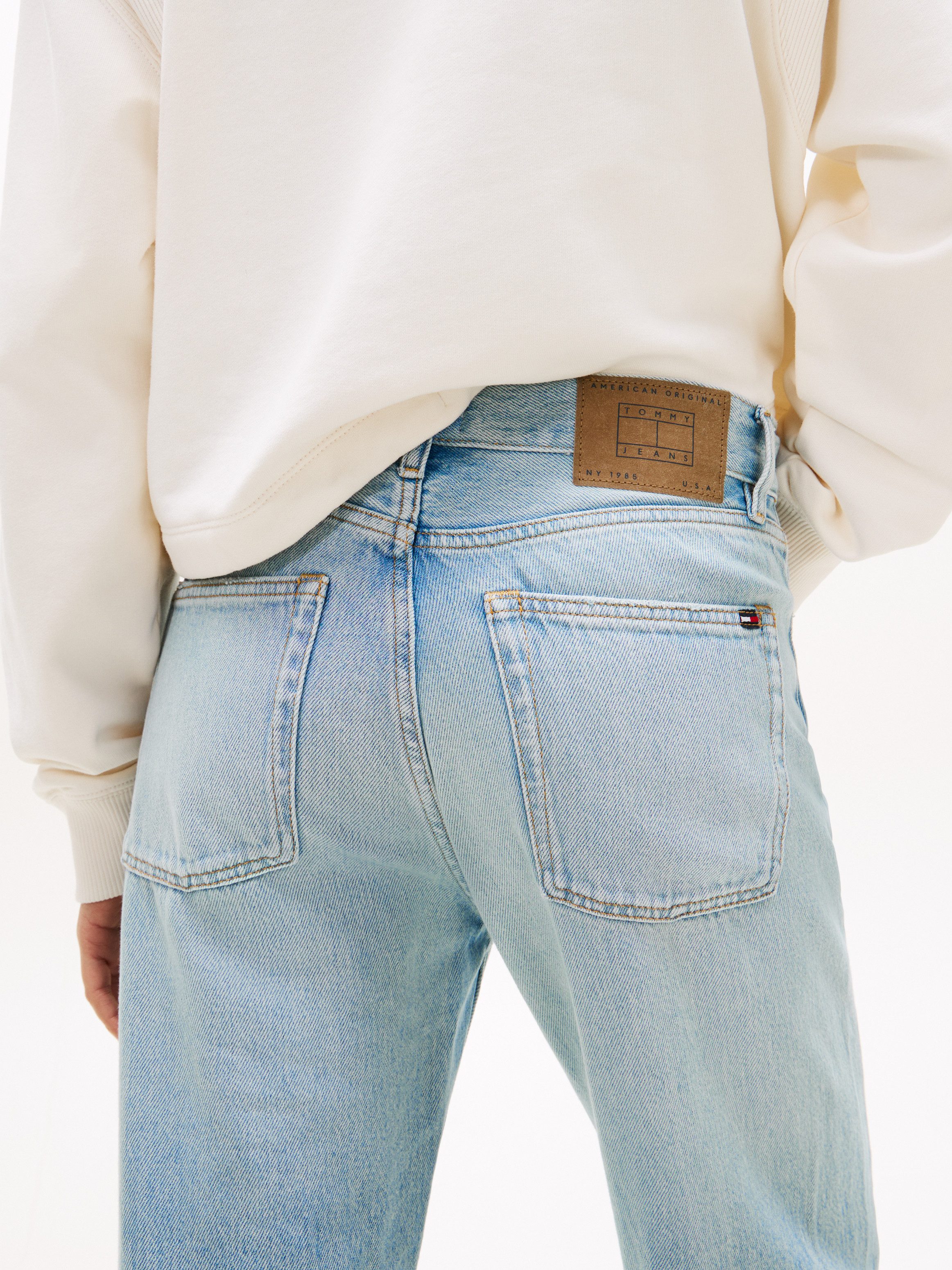 Tommy Jeans Straight-Jeans MID RISE STRAIGHT BJ2013 im 5-Pocket-Stil